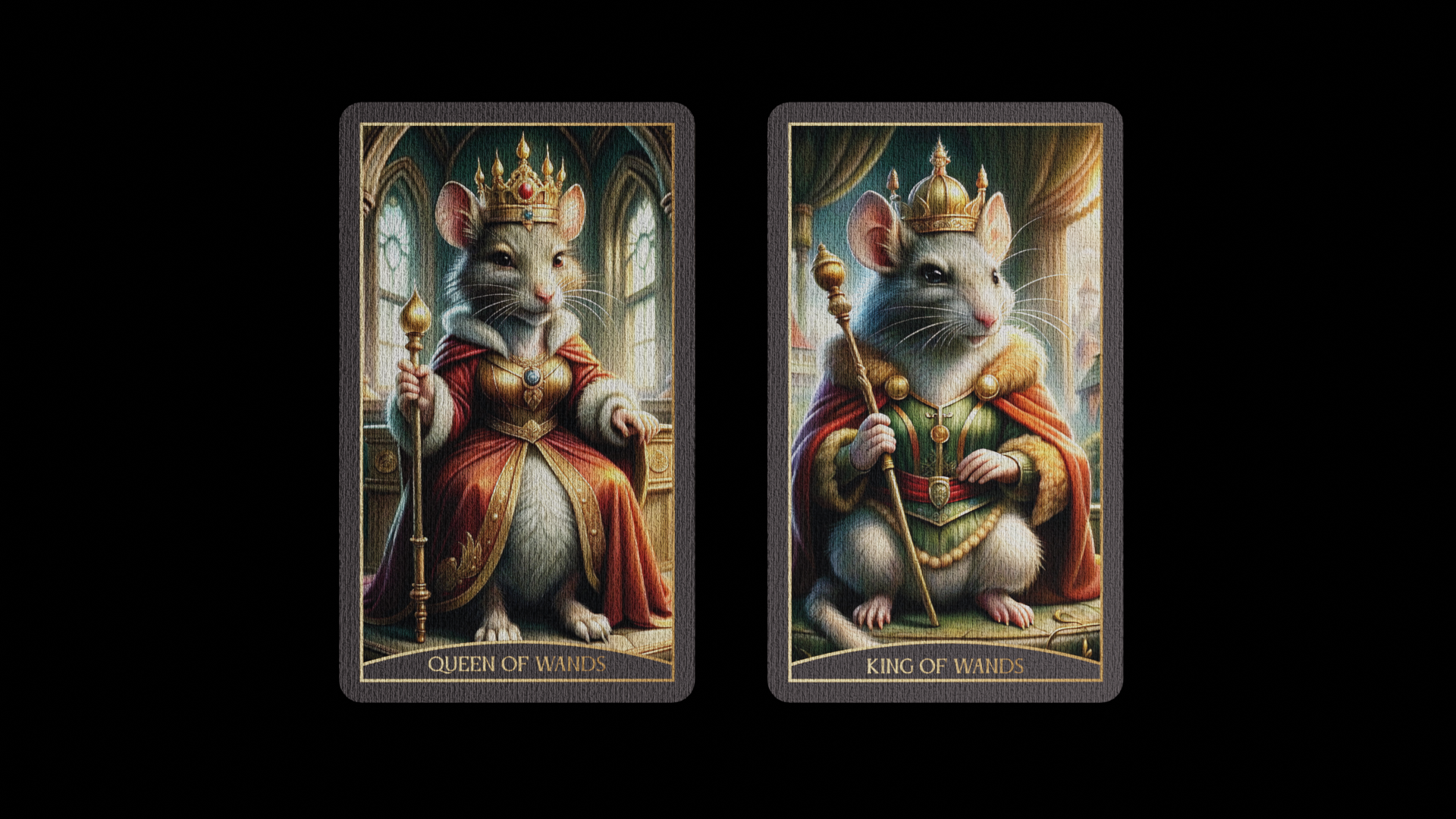 Дизайн 78 карт "Таро Крыс" — Изображение №3 — Иллюстрация, Графика на Dprofile