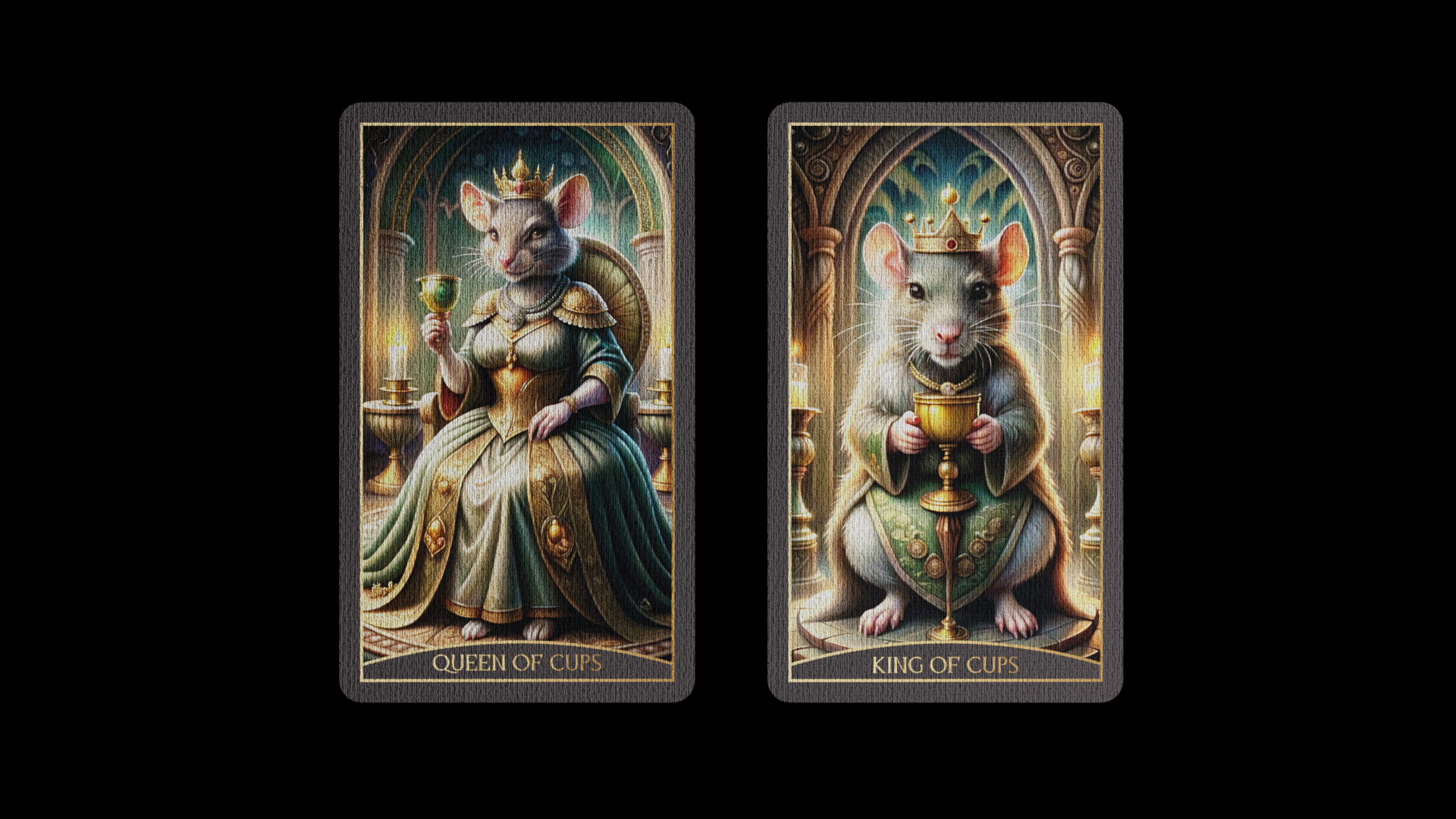 Дизайн 78 карт "Таро Крыс" — Изображение №15 — Иллюстрация, Графика на Dprofile