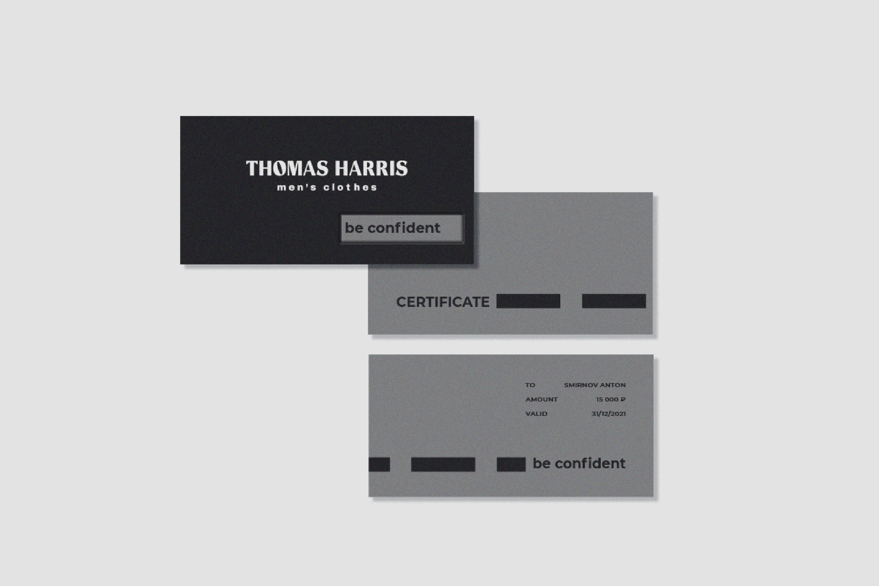 THOMAS HARRIS Men's clothes — Изображение №5 — Брендинг, Анимация на Dprofile