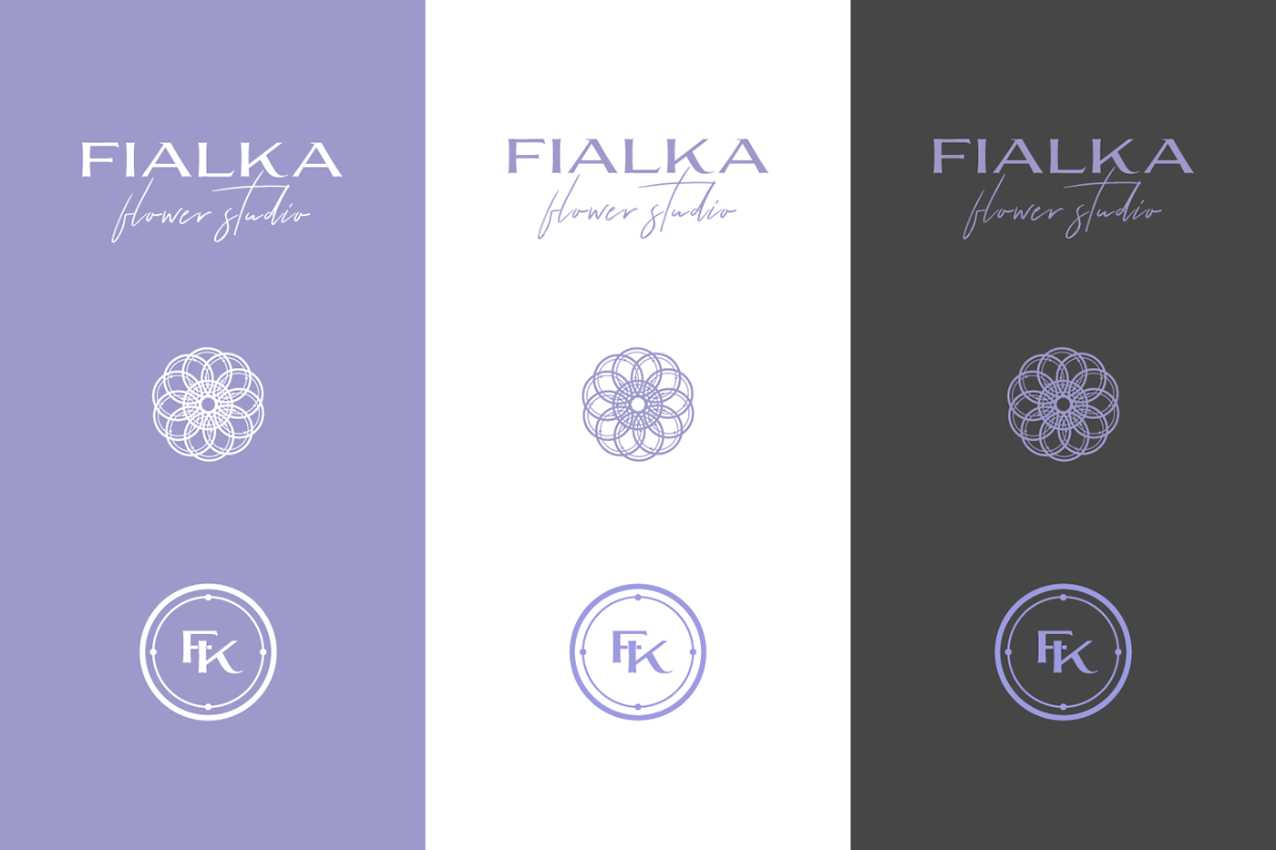 FIALKA flower studio — Изображение №2 — Брендинг, Графика на Dprofile