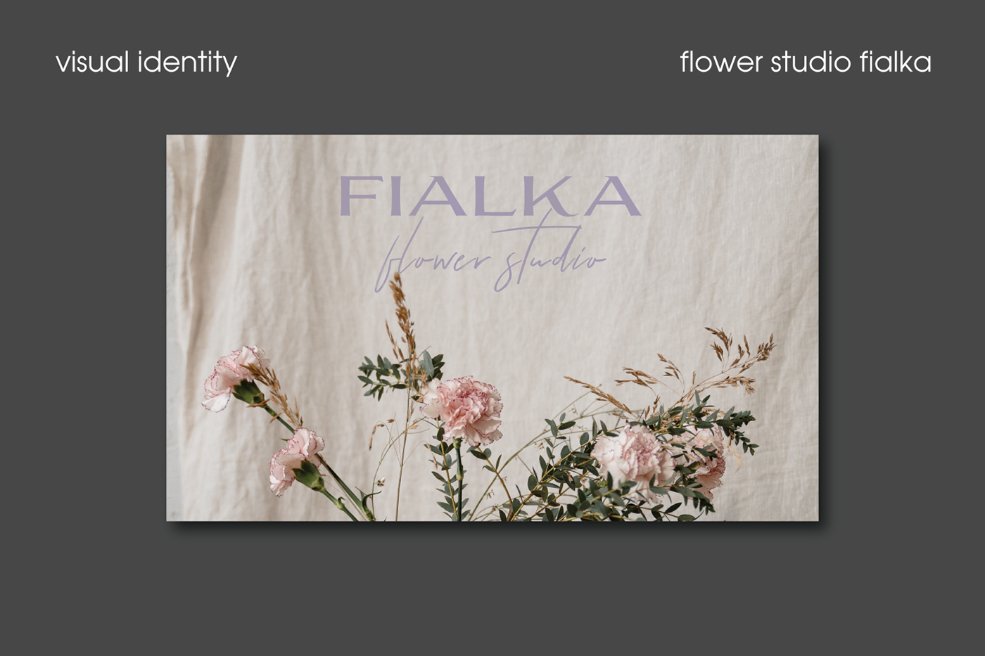 FIALKA flower studio — Изображение №1 — Брендинг, Графика на Dprofile