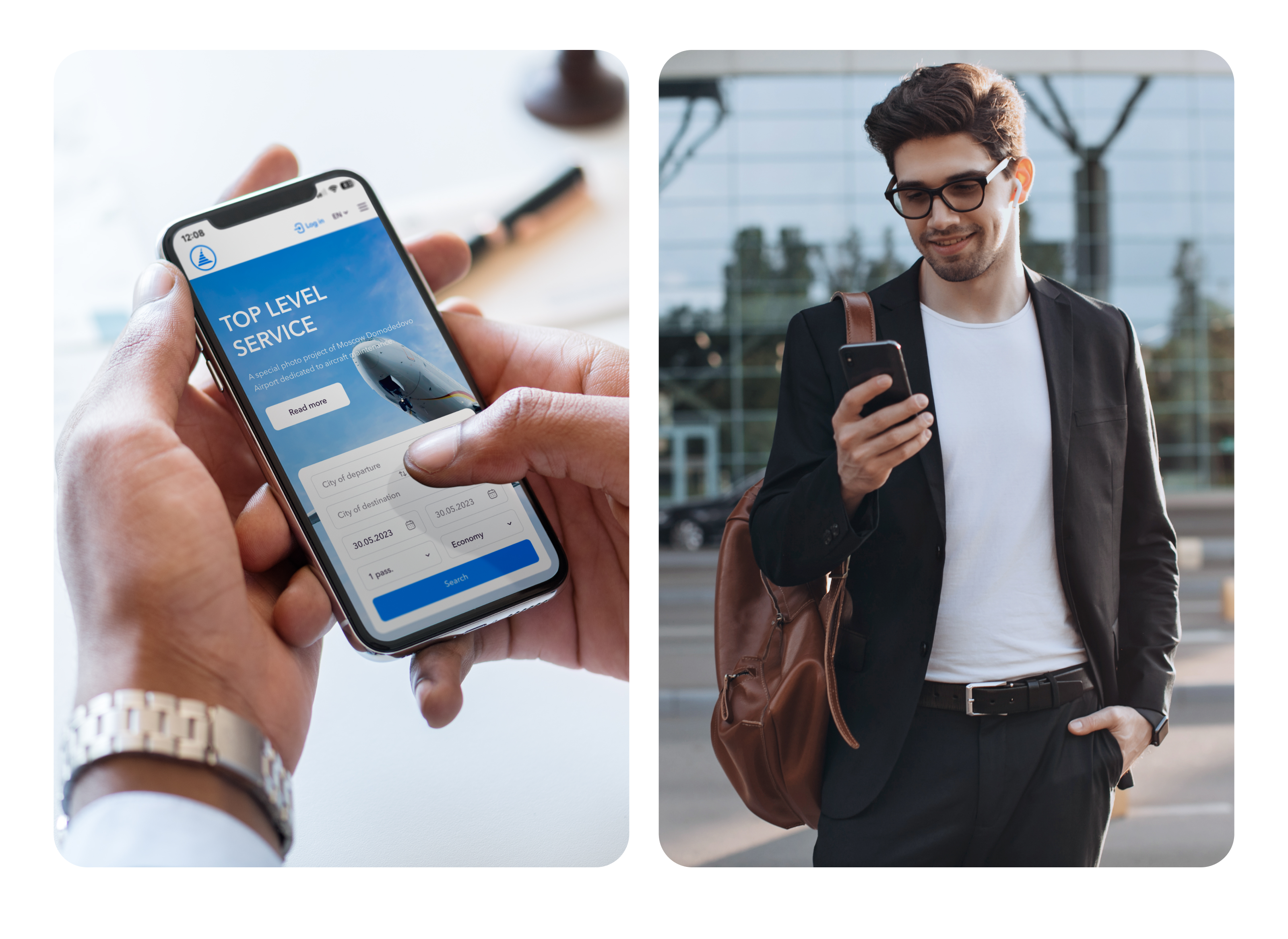 Moscow Domodedovo Airport │Web — Изображение №3 — Интерфейсы, Маркетинг на Dprofile