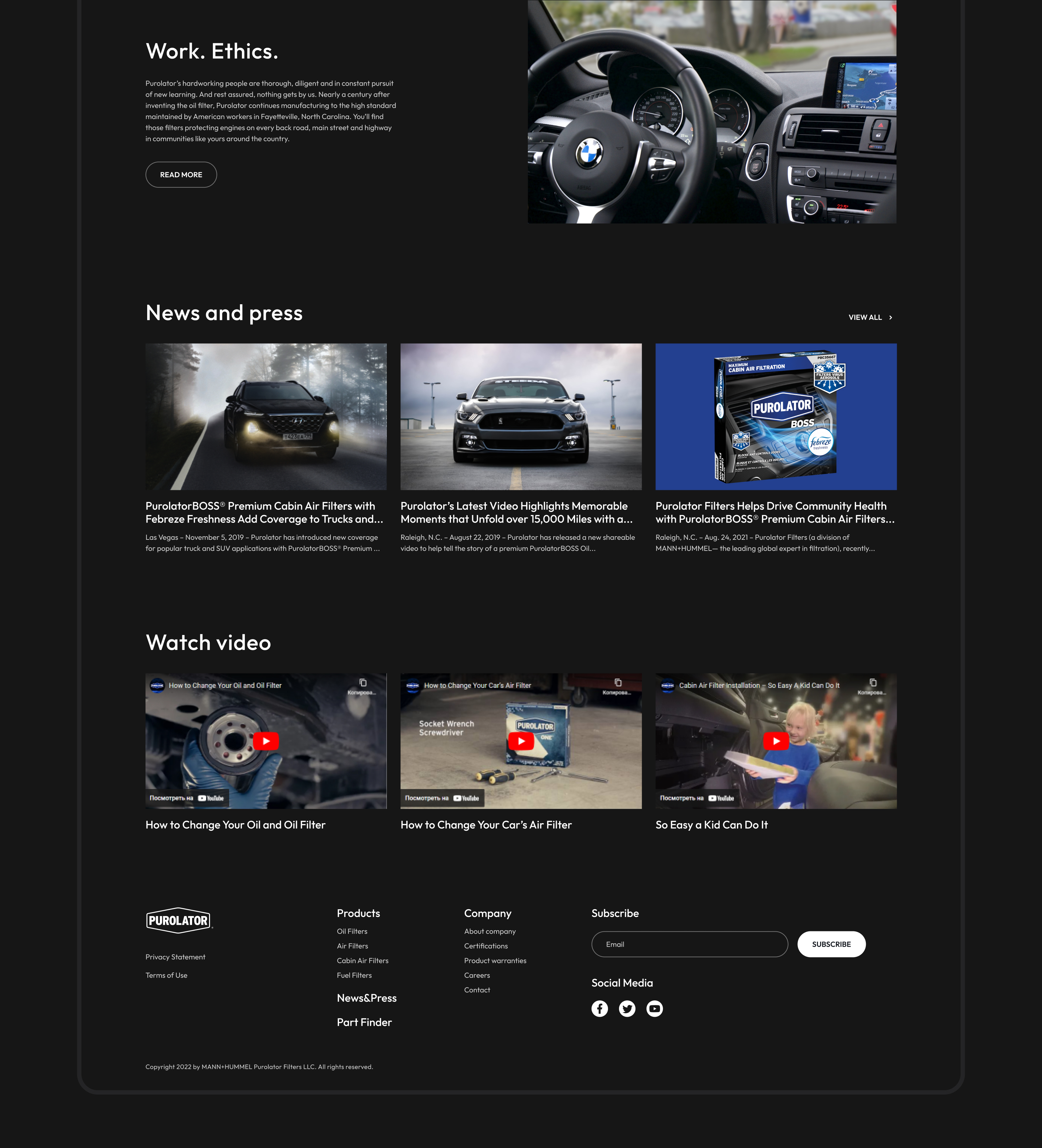 Purolator │ Web — Изображение №9 — Интерфейсы, Маркетинг на Dprofile