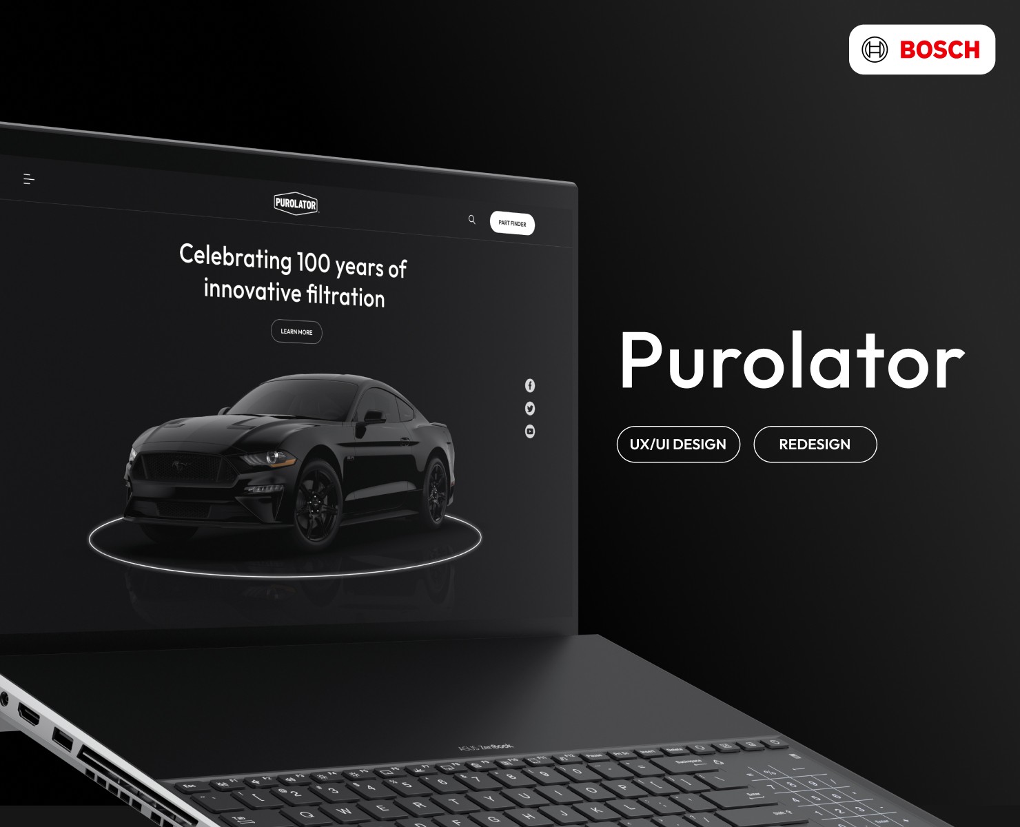 Purolator │ Web — Интерфейсы, Маркетинг на Dprofile