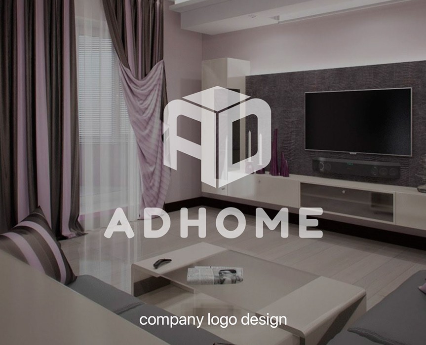 Логотип компании ADHOME — Брендинг на Dprofile