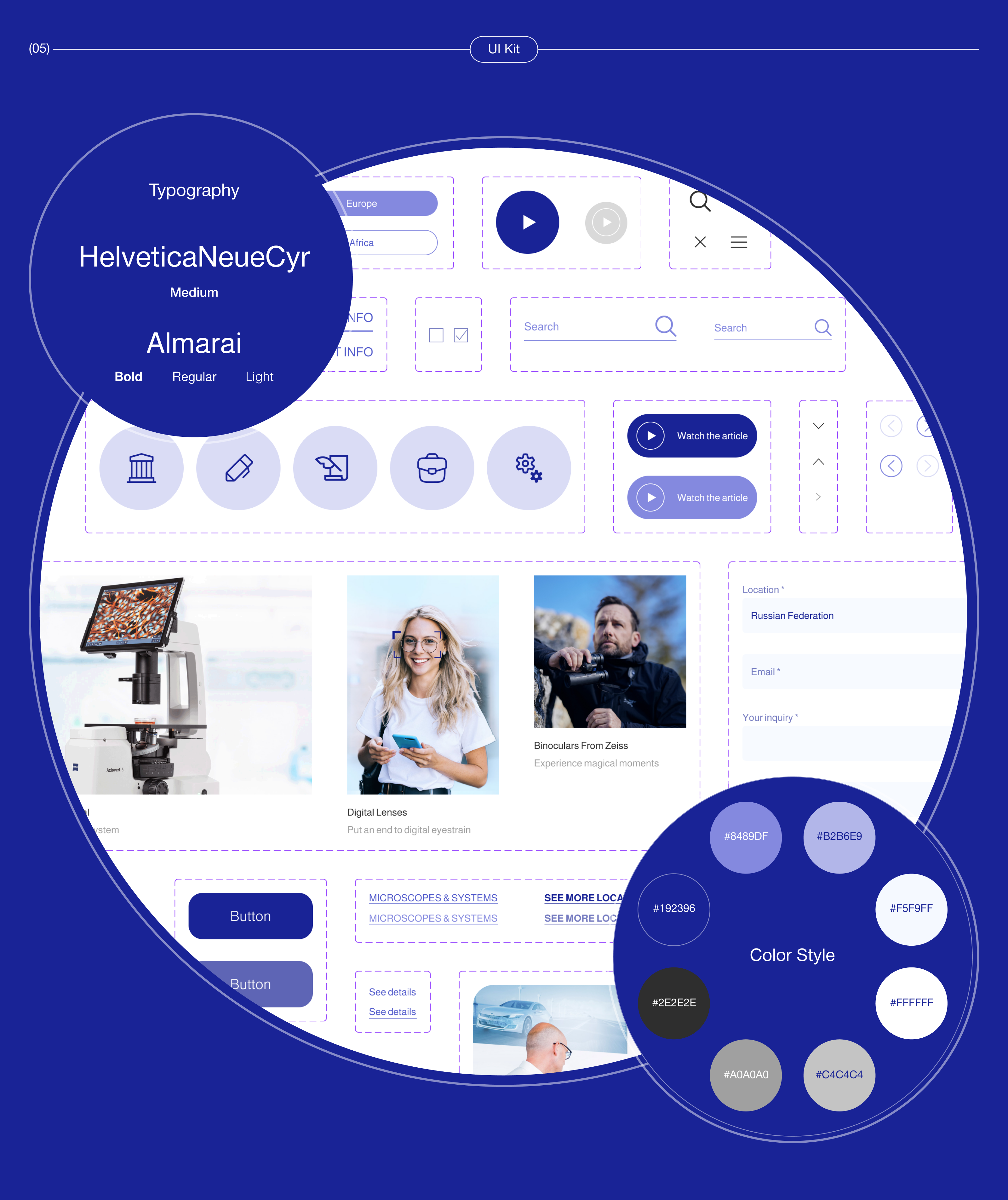 ZEISS | Corporate website redesign — Изображение №7 — Интерфейсы на Dprofile