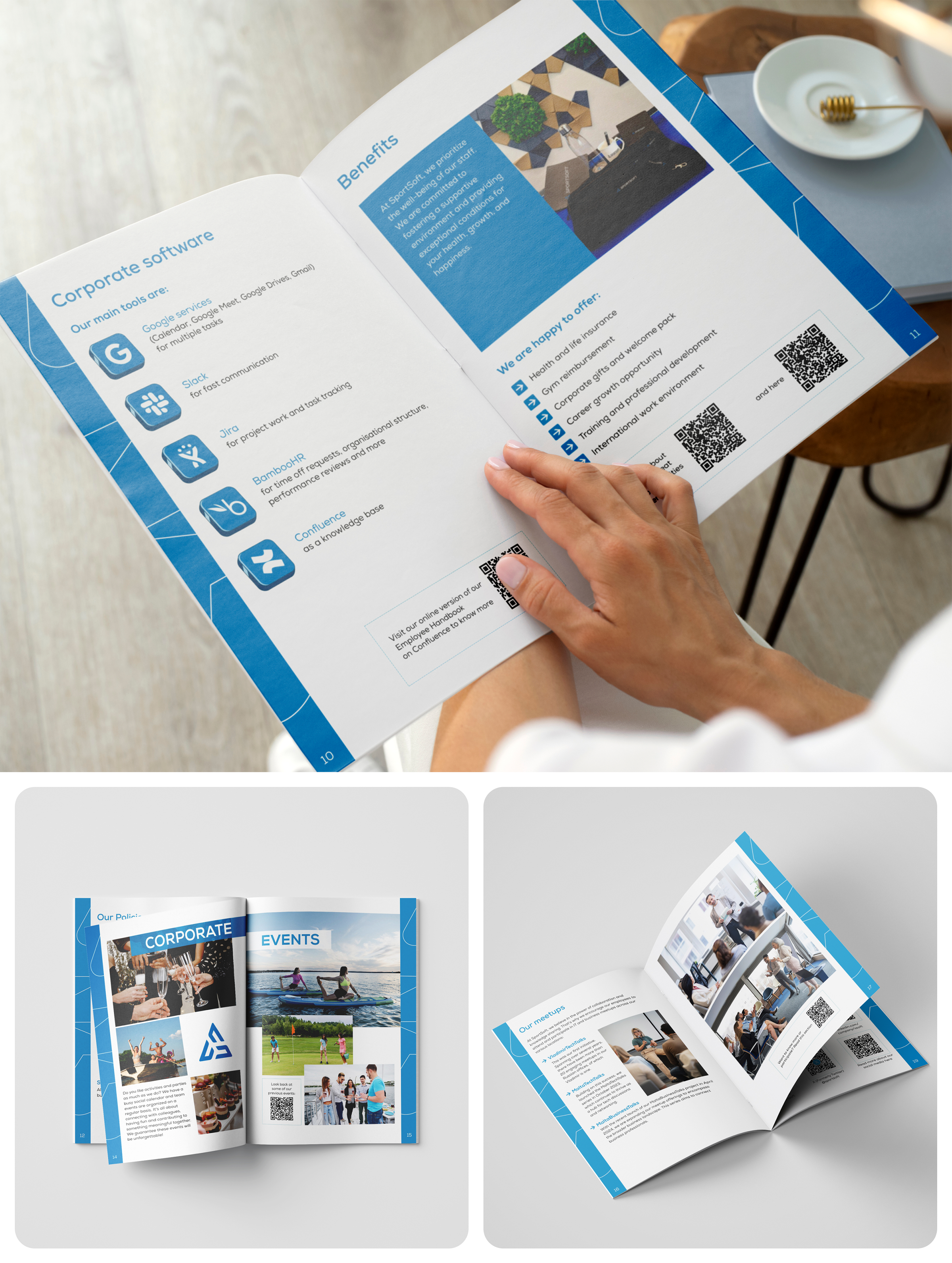 EMPLOYEE HANDBOOK Brochure A4 — Изображение №4 — Графика, Маркетинг на Dprofile