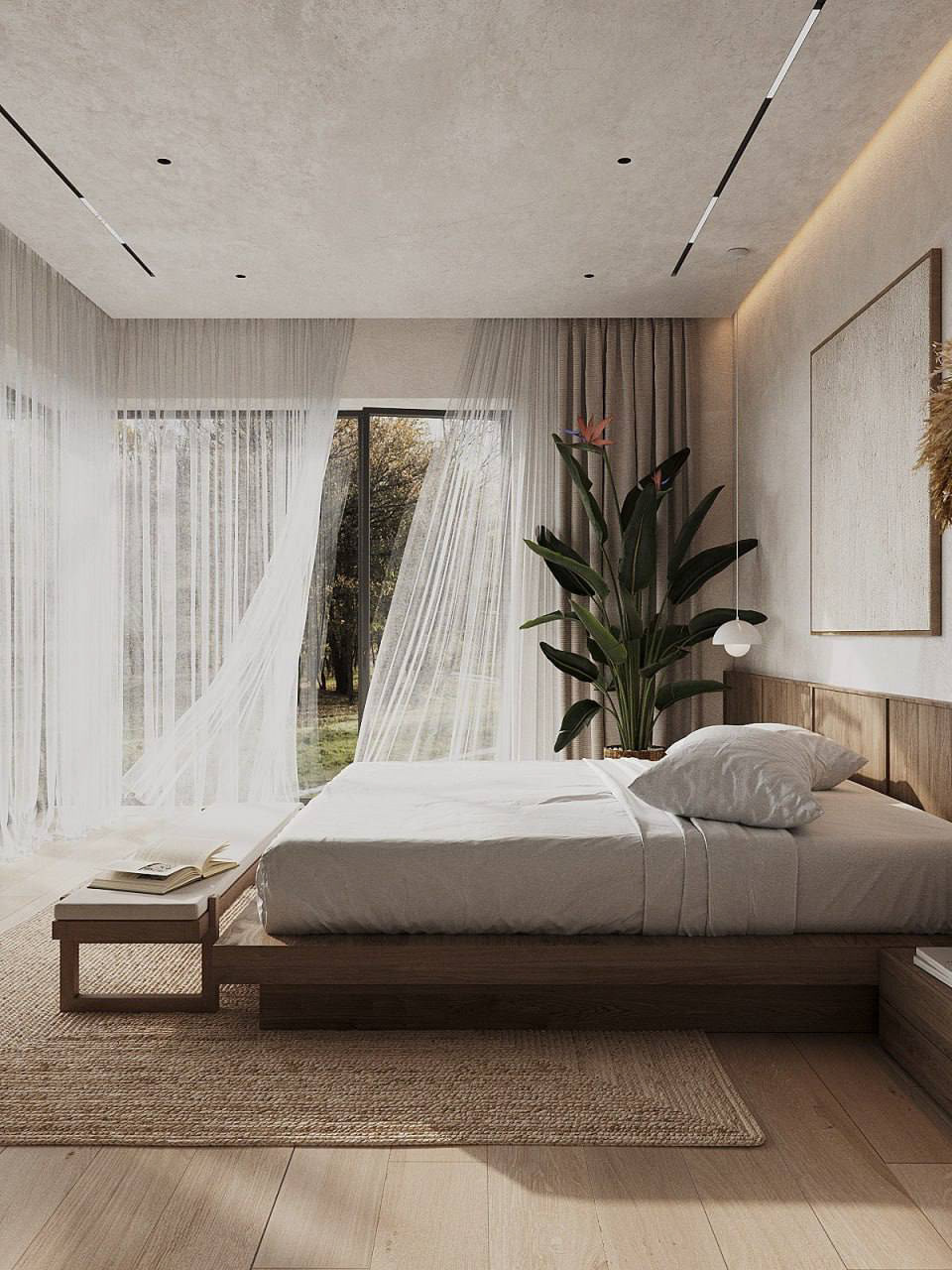 Интерьер мастер-спальни для загородного дома — Изображение №4 — 3D на Dprofile