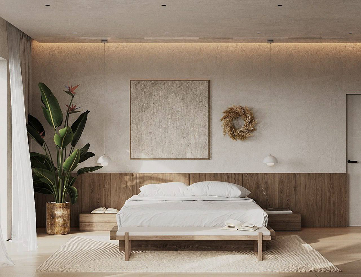 Интерьер мастер-спальни для загородного дома — Изображение №1 — 3D на Dprofile