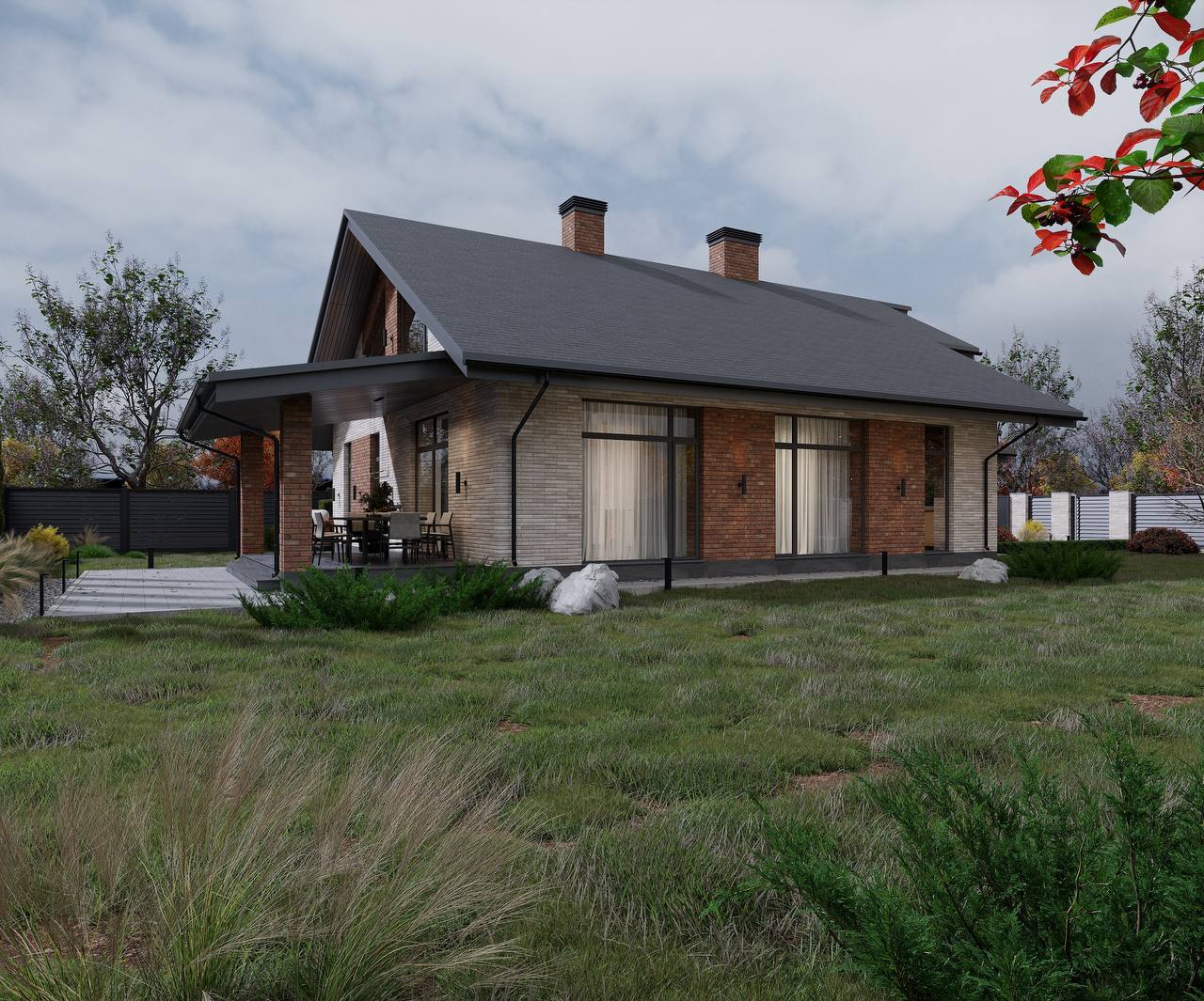 Проект загородного дома в Москве — Изображение №4 — 3D на Dprofile