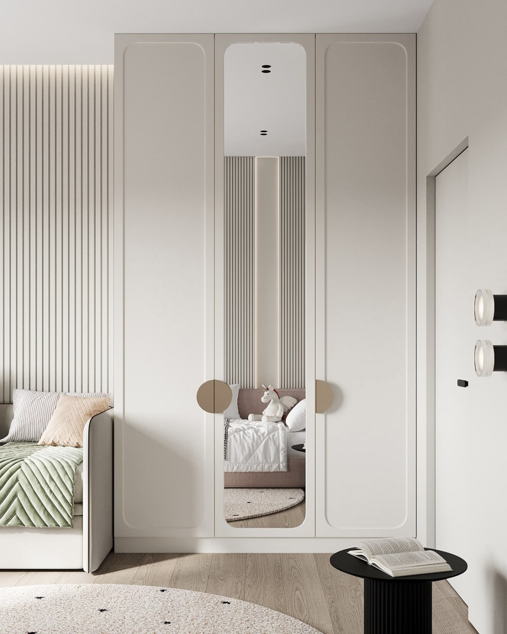 Интерьер комнаты для девочки-подростка — Изображение №4 — Иллюстрация, 3D на Dprofile