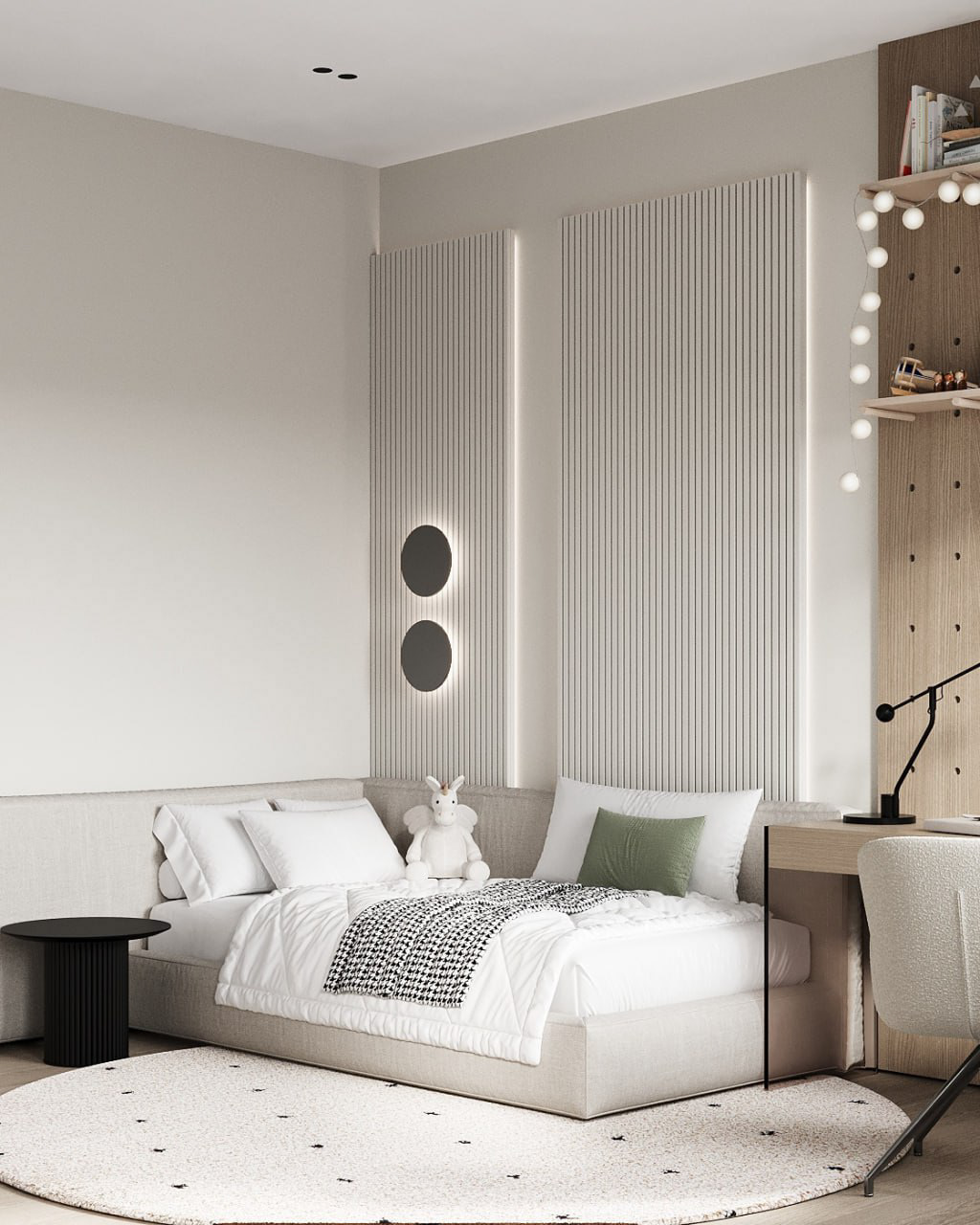 Интерьер комнаты для девочки-подростка — Изображение №1 — Иллюстрация, 3D на Dprofile