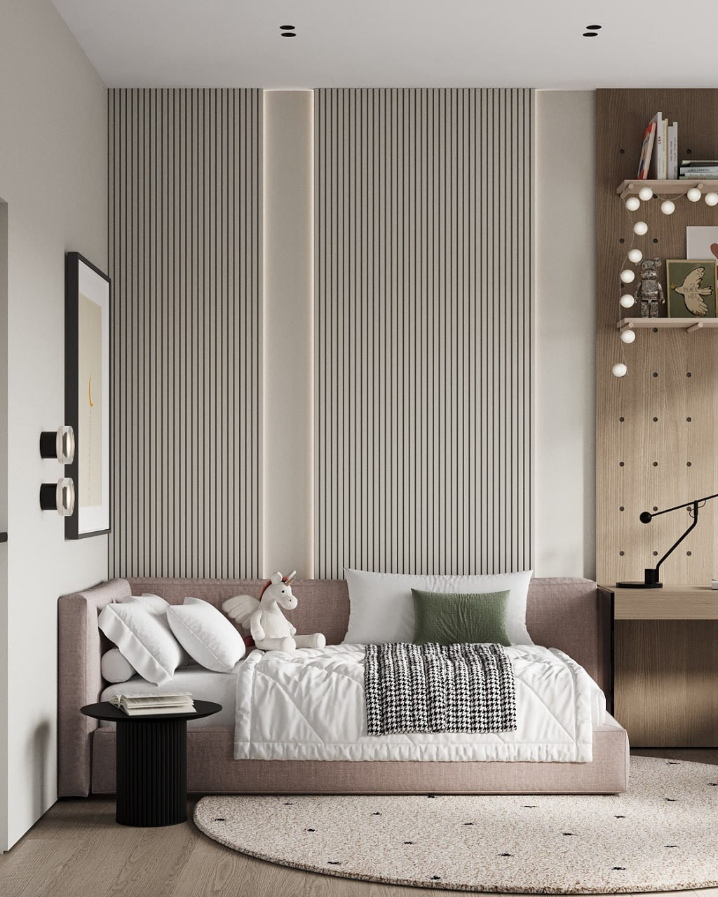 Интерьер комнаты для девочки-подростка — Изображение №3 — Иллюстрация, 3D на Dprofile