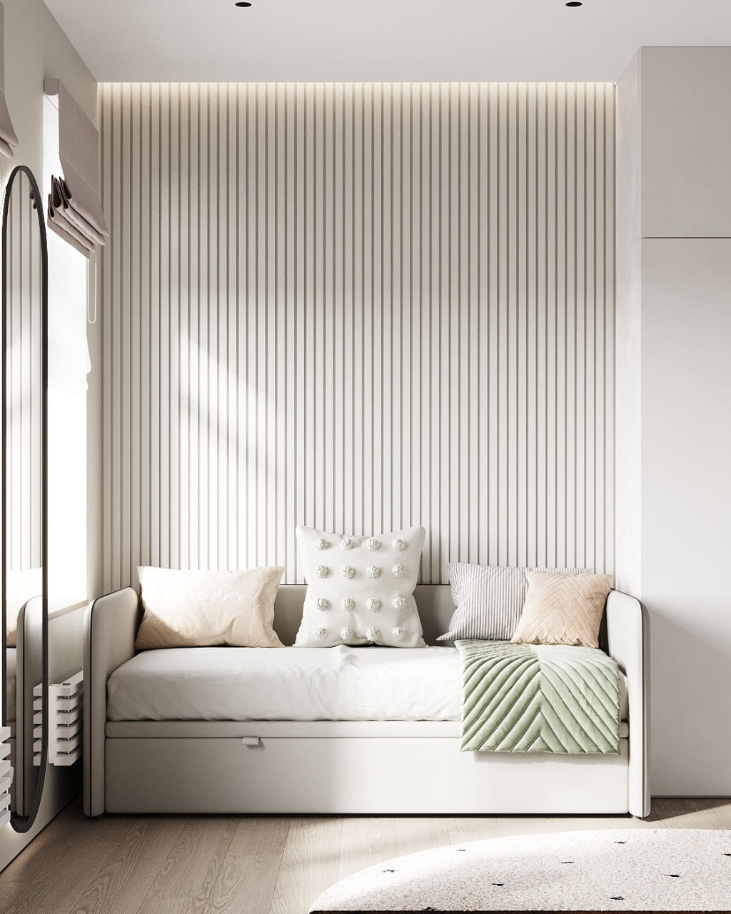 Интерьер комнаты для девочки-подростка — Изображение №7 — Иллюстрация, 3D на Dprofile