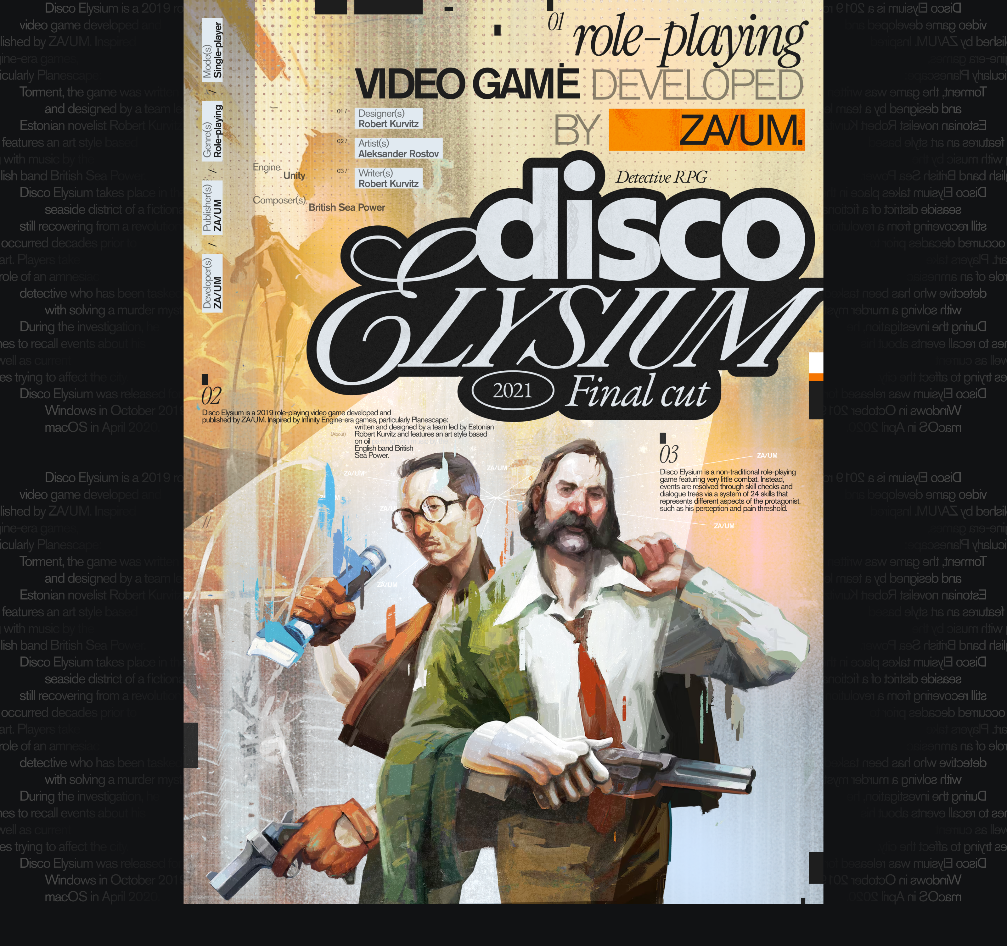 Disco Elysium | Poster Collection — Изображение №2 — Графика на Dprofile