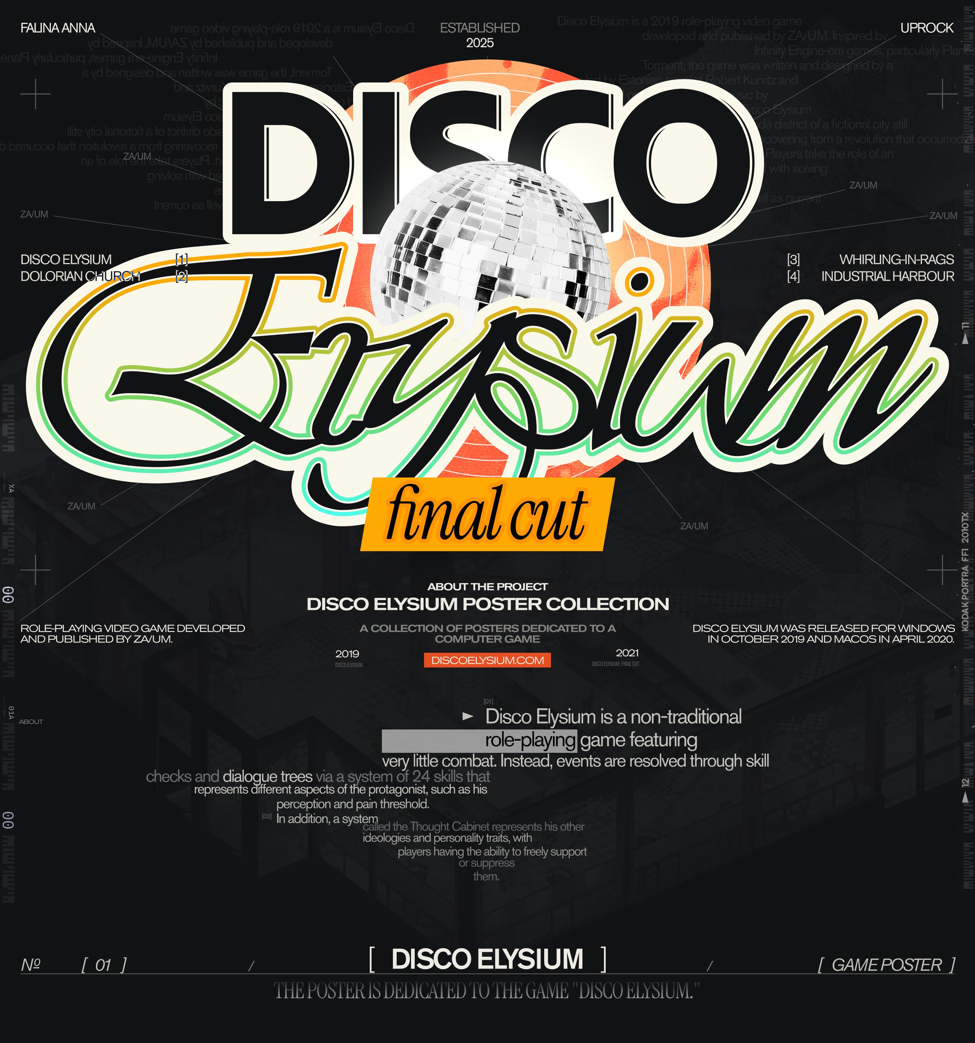 Disco Elysium | Poster Collection — Изображение №1 — Графика на Dprofile