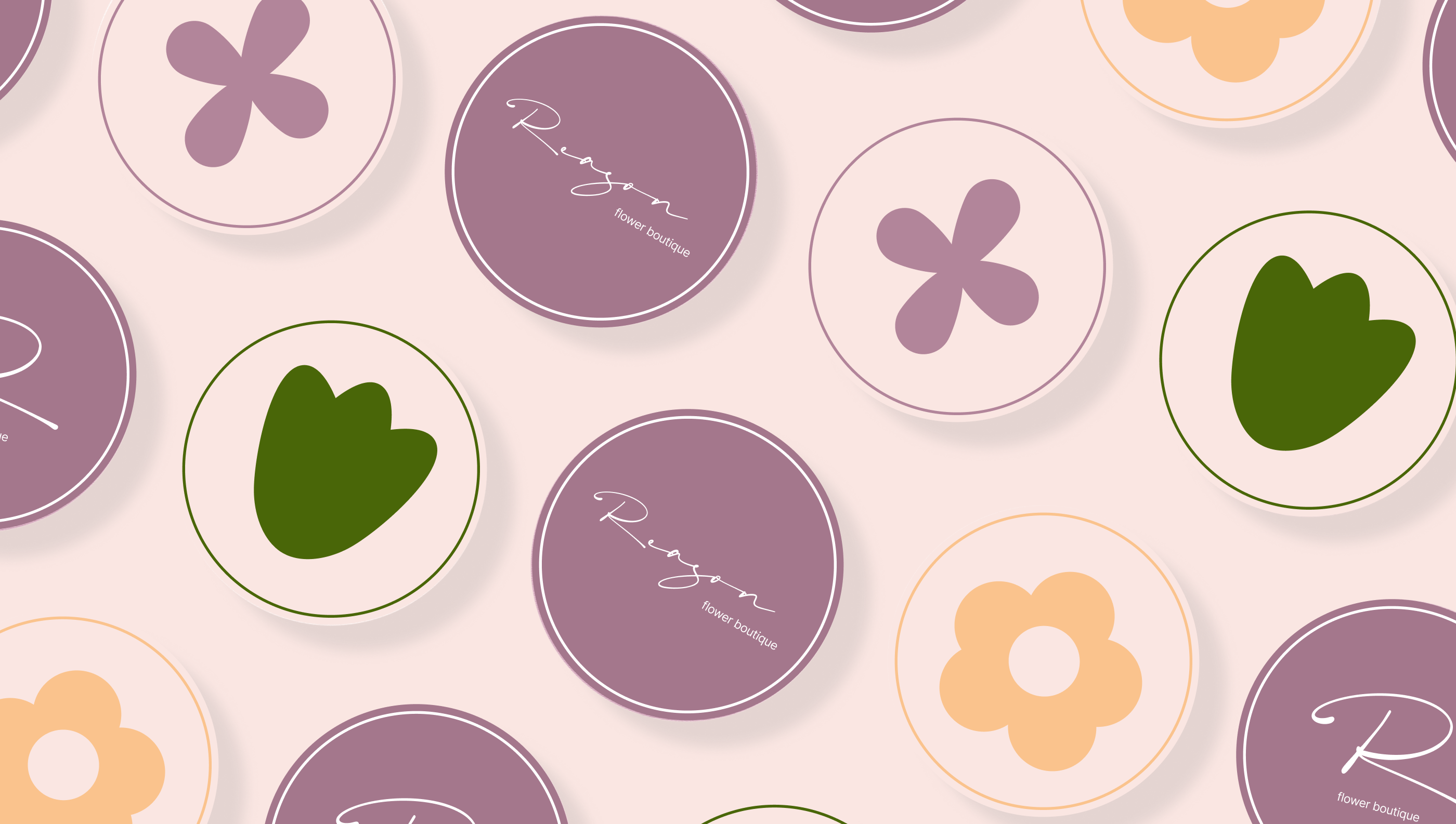 Фирменный стиль | Цветочный бутик — Изображение №6 — Брендинг на Dprofile