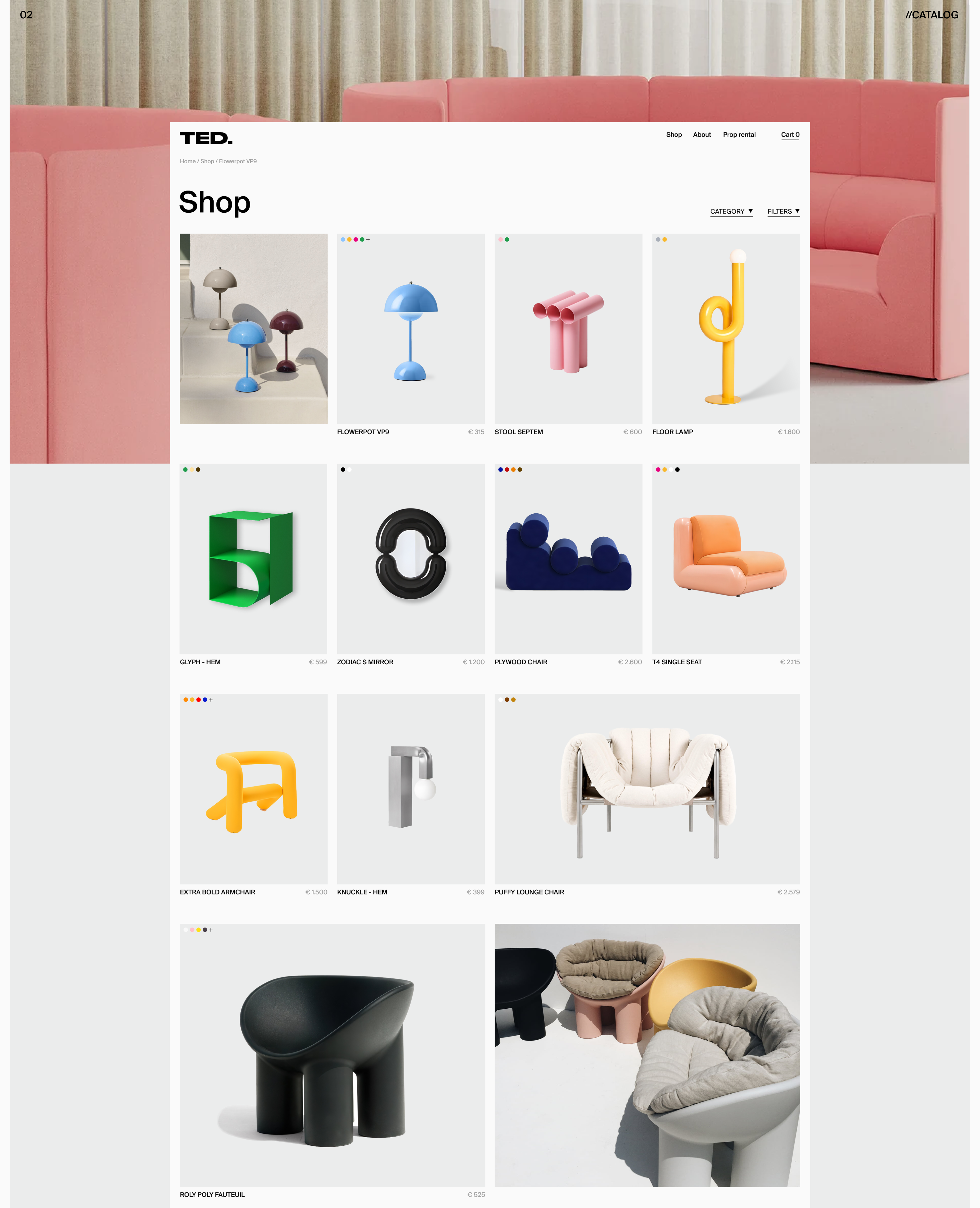 Ted./E-commerce/Web-design — Изображение №5 — Интерфейсы на Dprofile