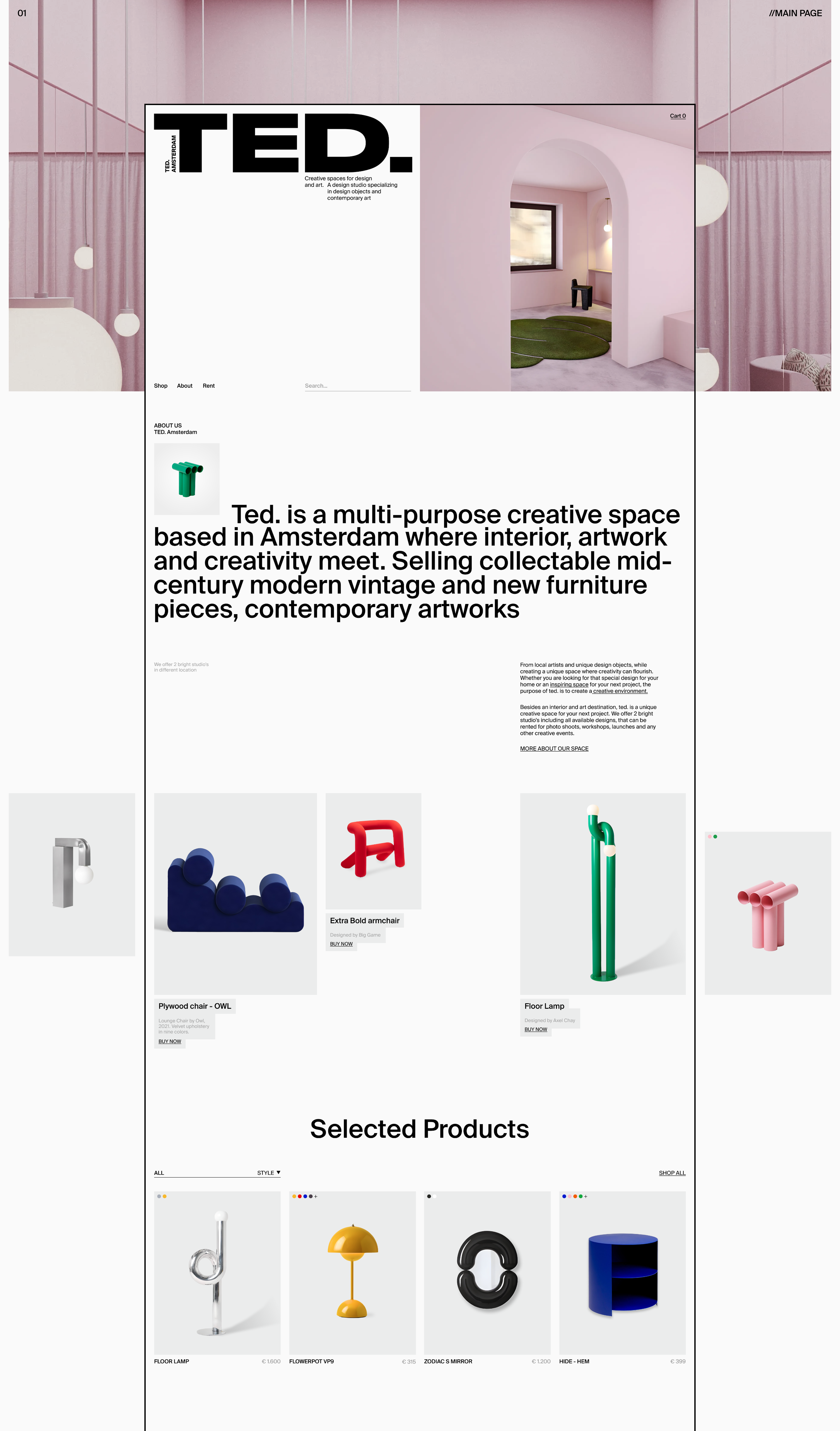 Ted./E-commerce/Web-design — Изображение №2 — Интерфейсы на Dprofile