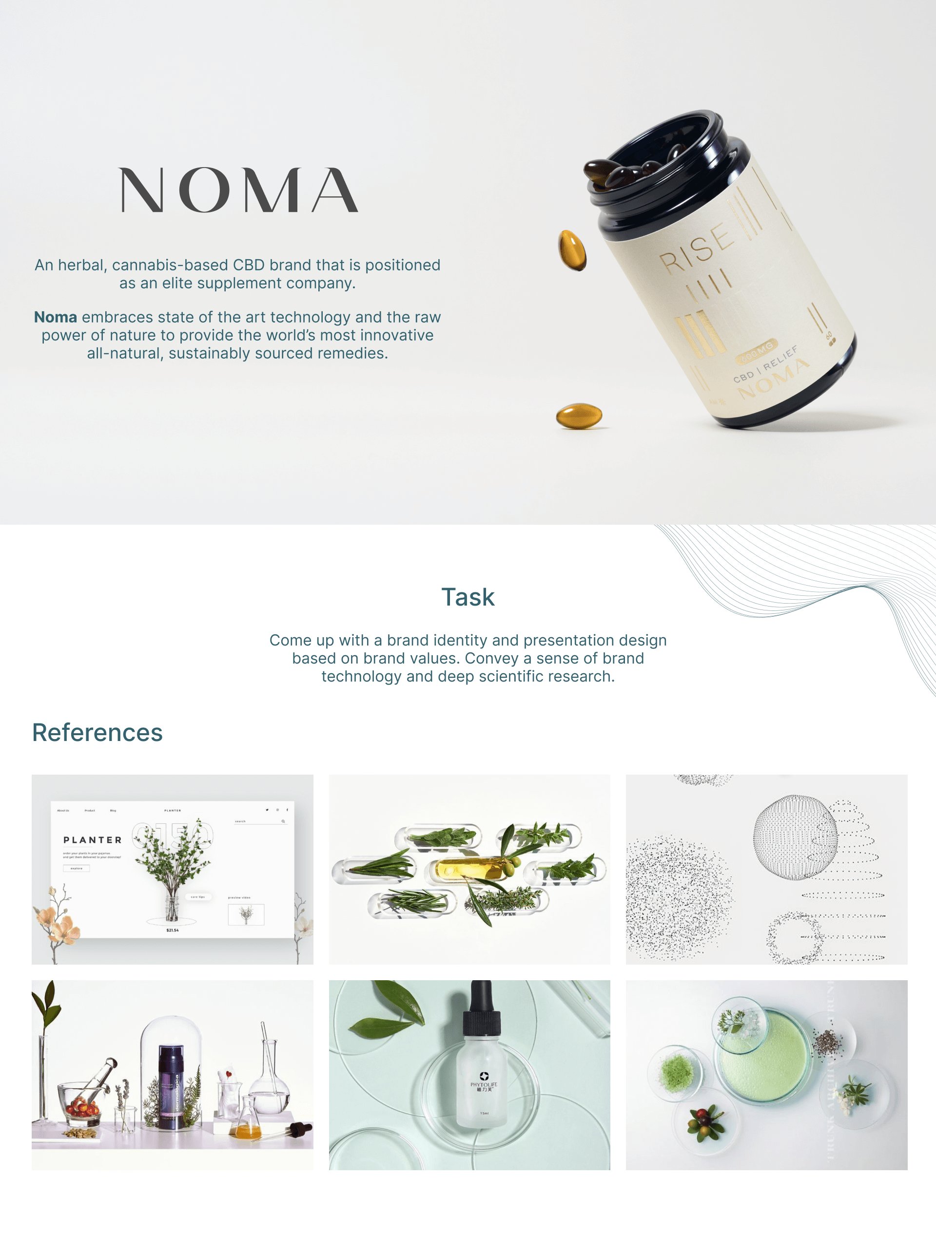 NOMA | Pitch deck design | Presentation design — Изображение №1 — Брендинг, Маркетинг на Dprofile