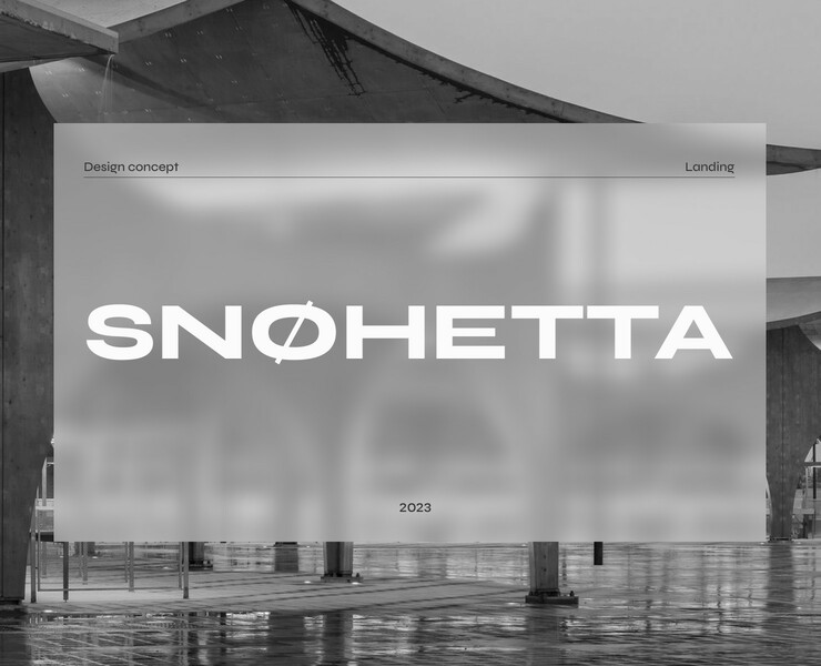 Snøhetta landing — Интерфейсы на Dprofile
