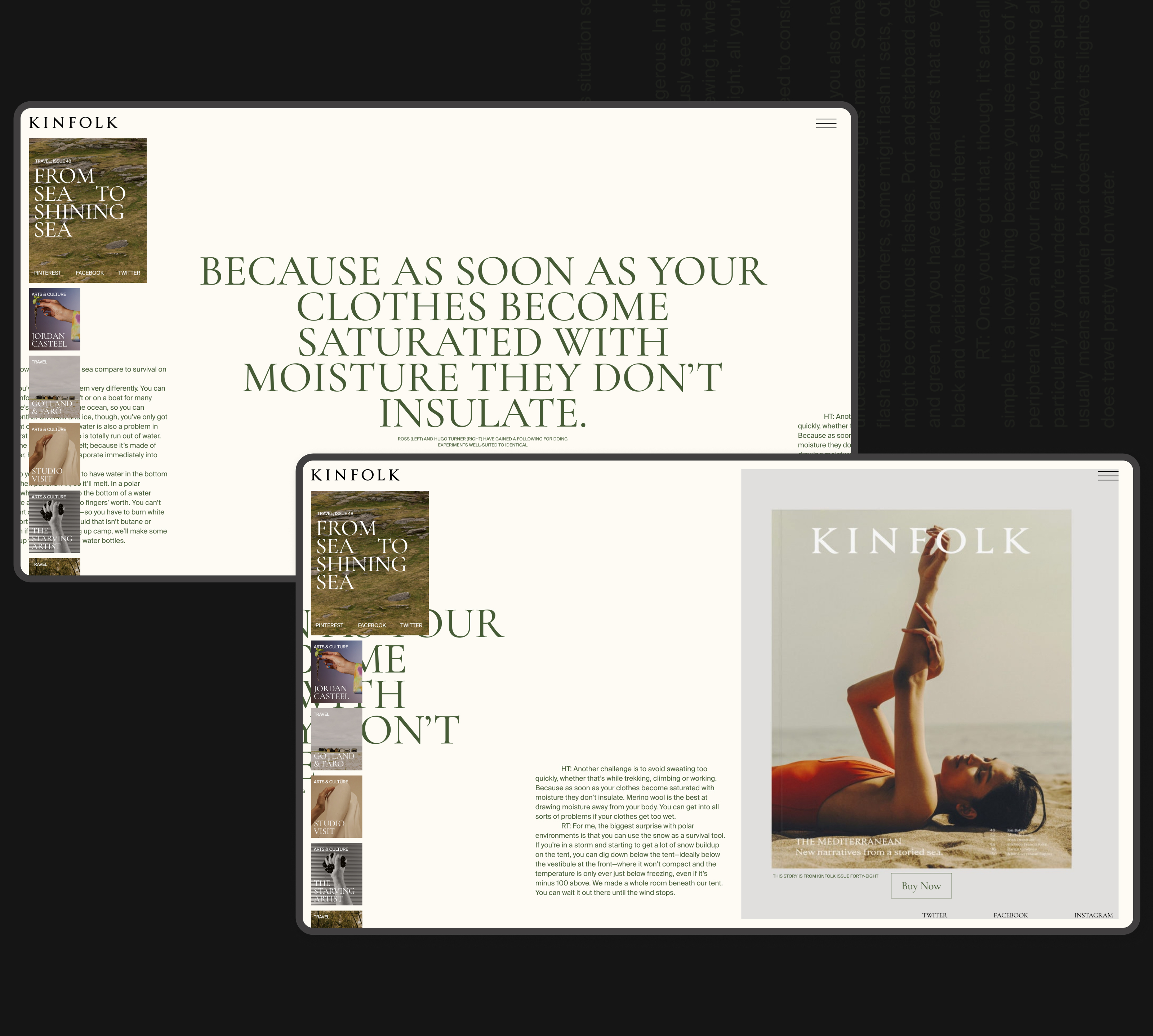 Kinfolk | Longread — Изображение №11 — Интерфейсы на Dprofile