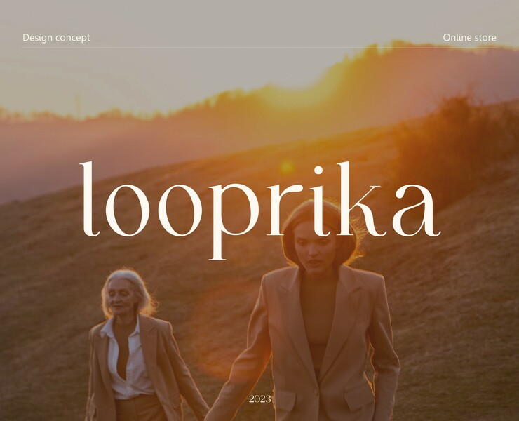 looprika | концепт интернет-магазина — Интерфейсы на Dprofile