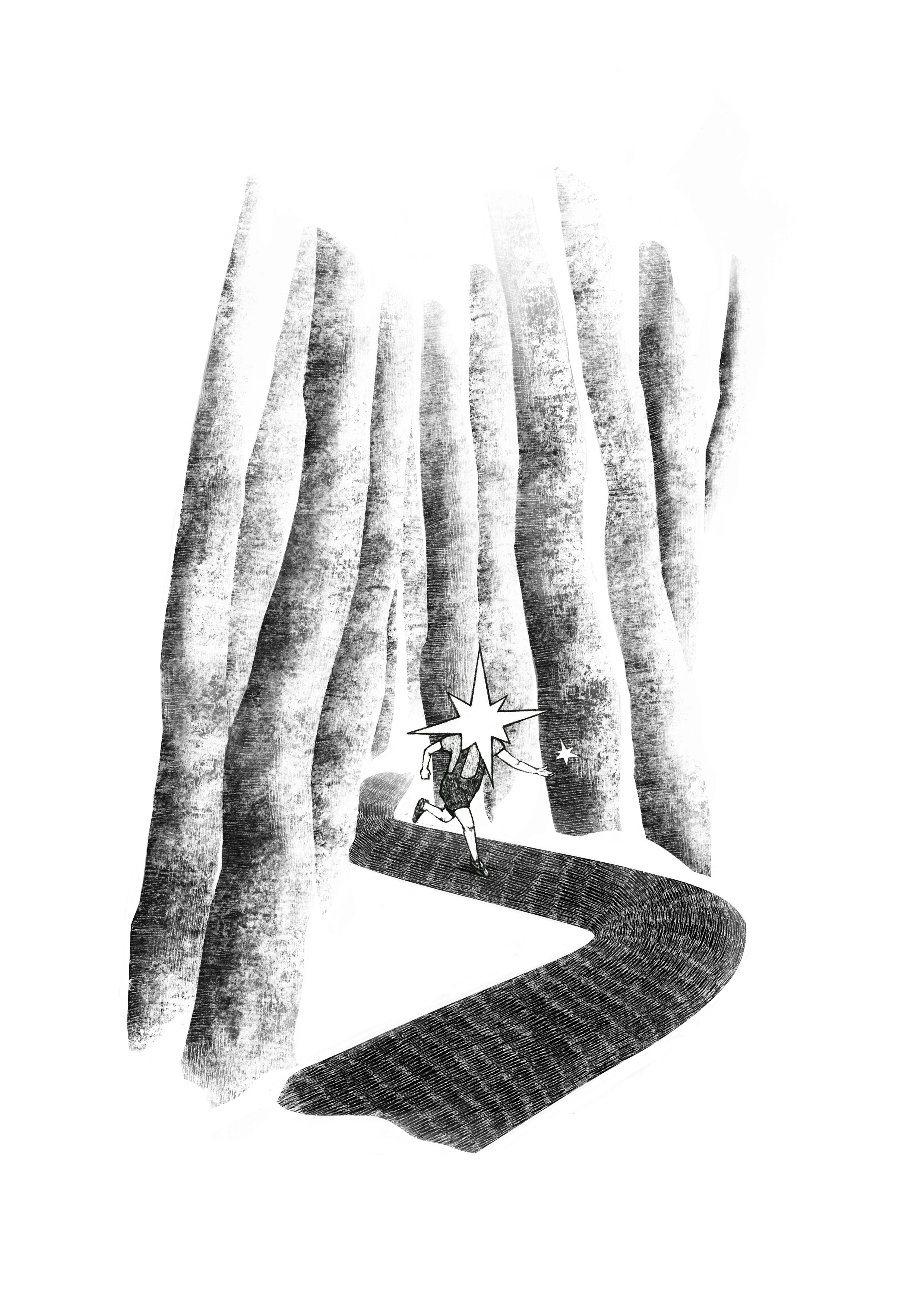Далекий лес — Изображение №1 — Иллюстрация, Графика на Dprofile