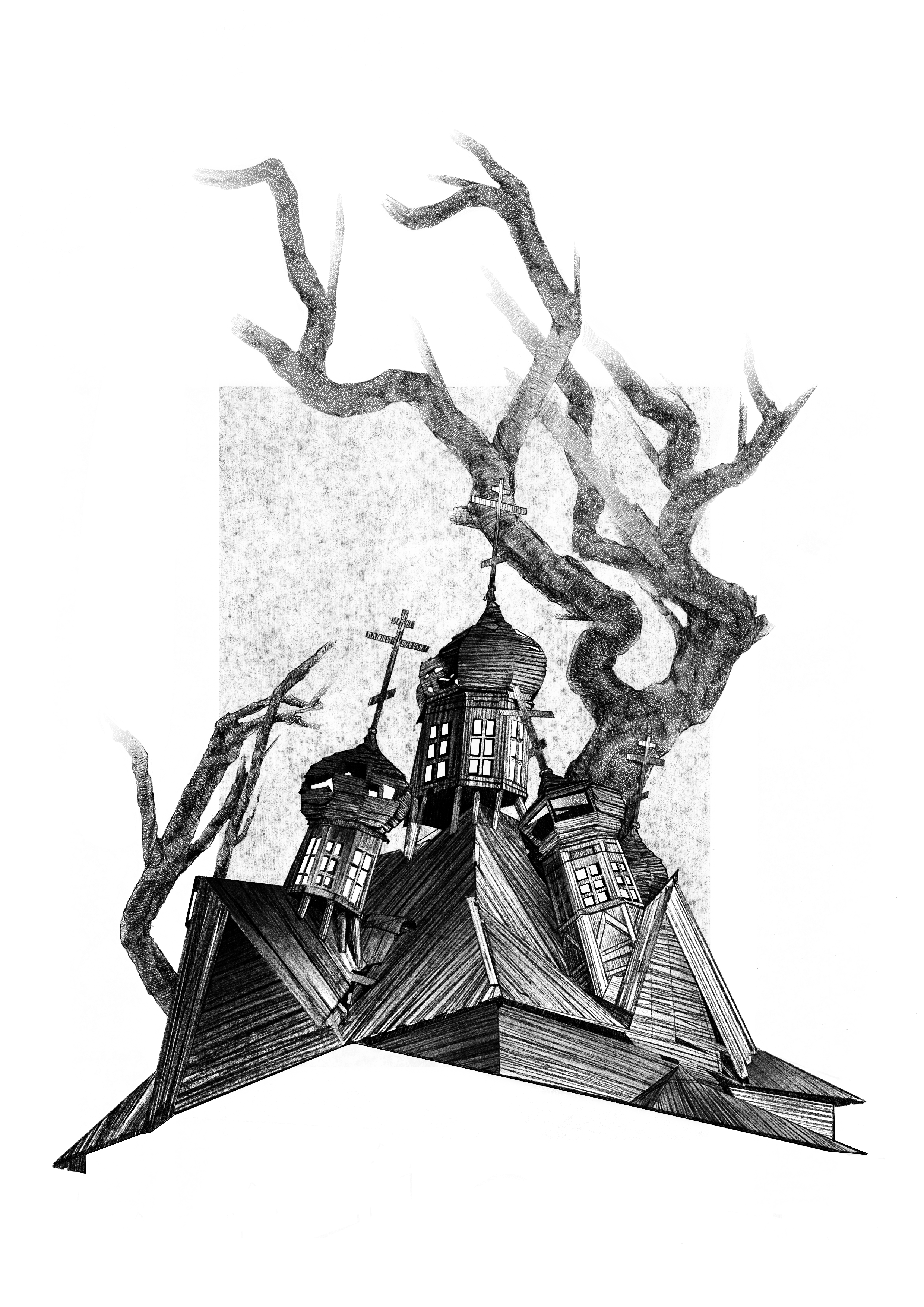 Сухое дерево — Изображение №1 — Иллюстрация, Графика на Dprofile