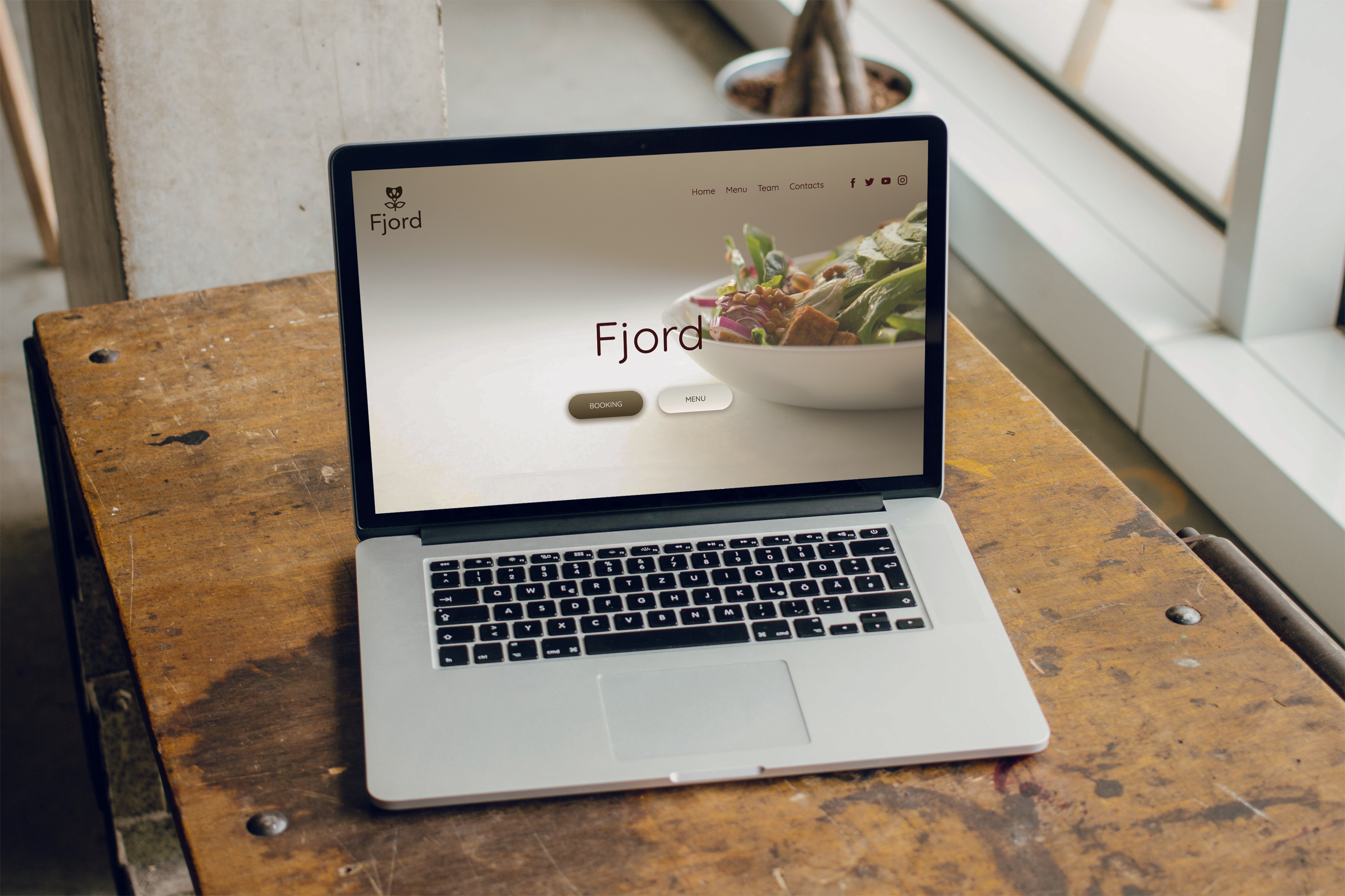 Fjord | Логотип для кафе — Изображение №3 — Брендинг, Графика на Dprofile
