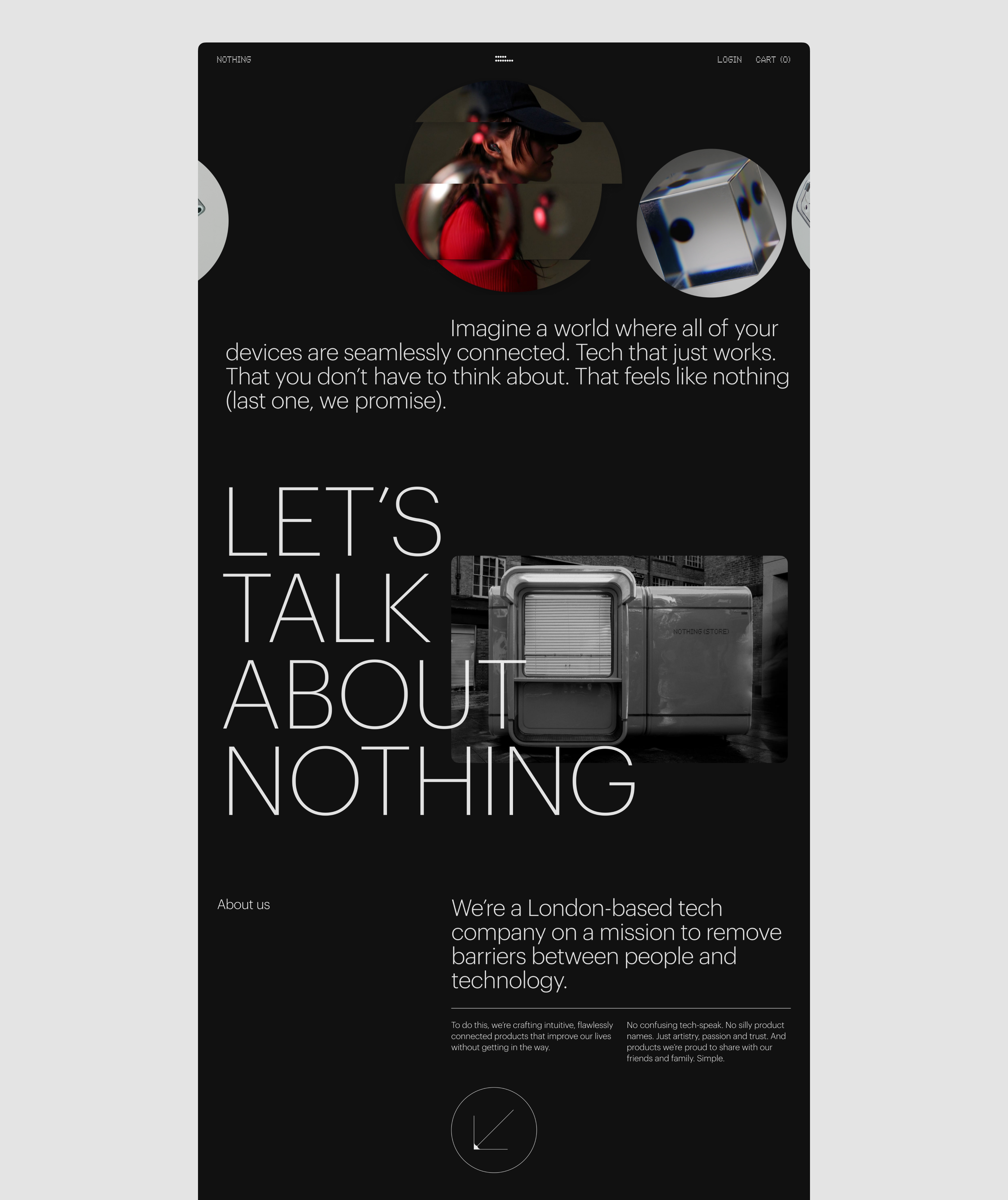 Corporate Website Nothing (R) — Изображение №14 — Интерфейсы, Брендинг, Анимация на Dprofile