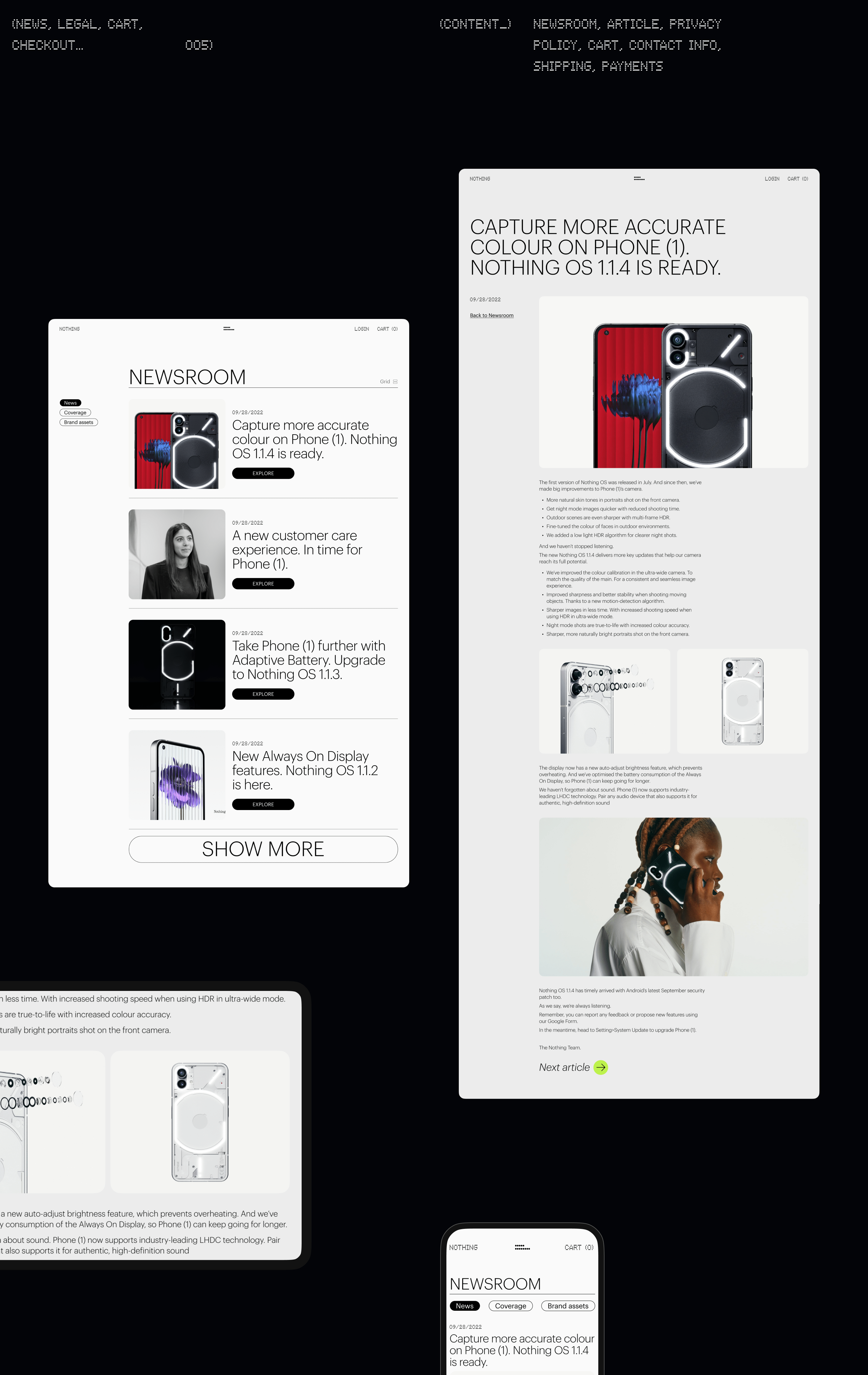 Corporate Website Nothing (R) — Изображение №22 — Интерфейсы, Брендинг, Анимация на Dprofile