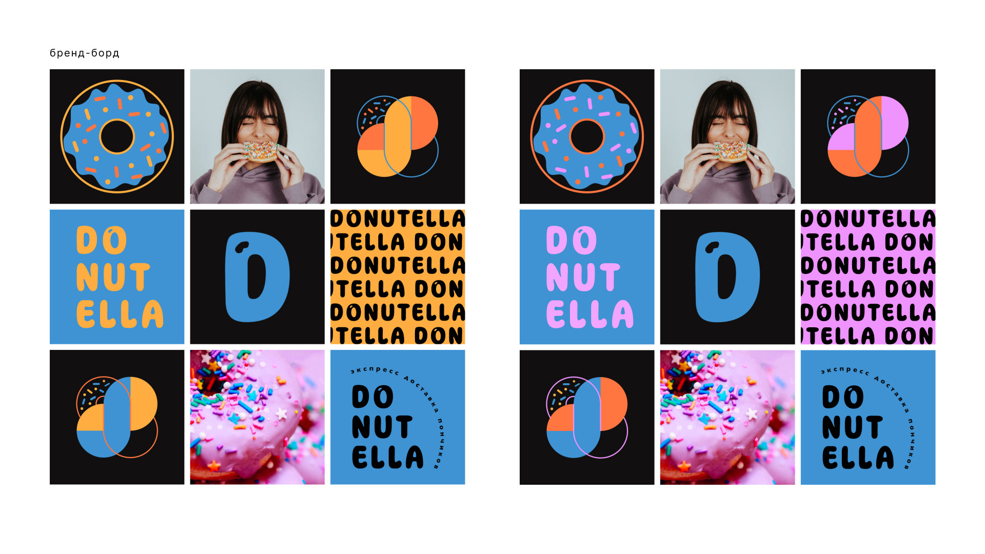 Study work Donutella - express delivery — Изображение №4 — Брендинг на Dprofile