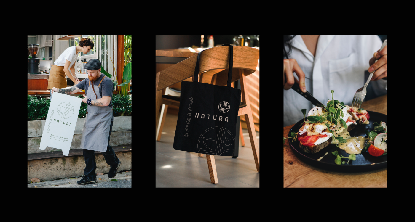 Логотип | Фирменный стиль Кофейня NATURA — Изображение №13 — Брендинг на Dprofile