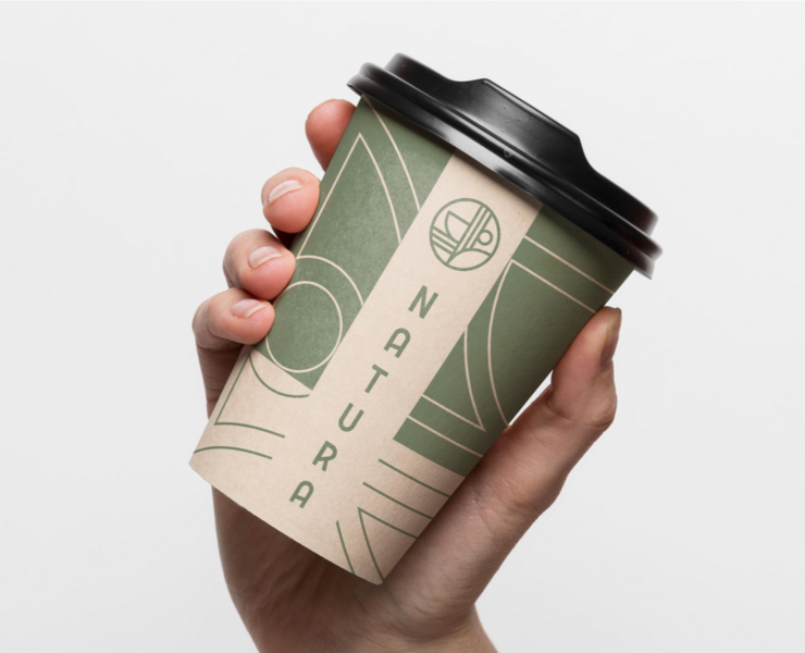 Логотип | Фирменный стиль Кофейня NATURA — Брендинг на Dprofile