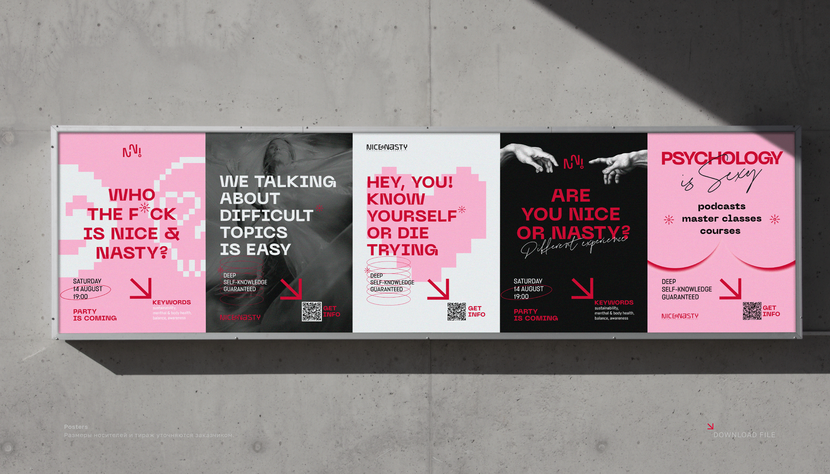 Brand Identity | Guideline Nice&Nasty — Изображение №18 — Брендинг, Графика на Dprofile