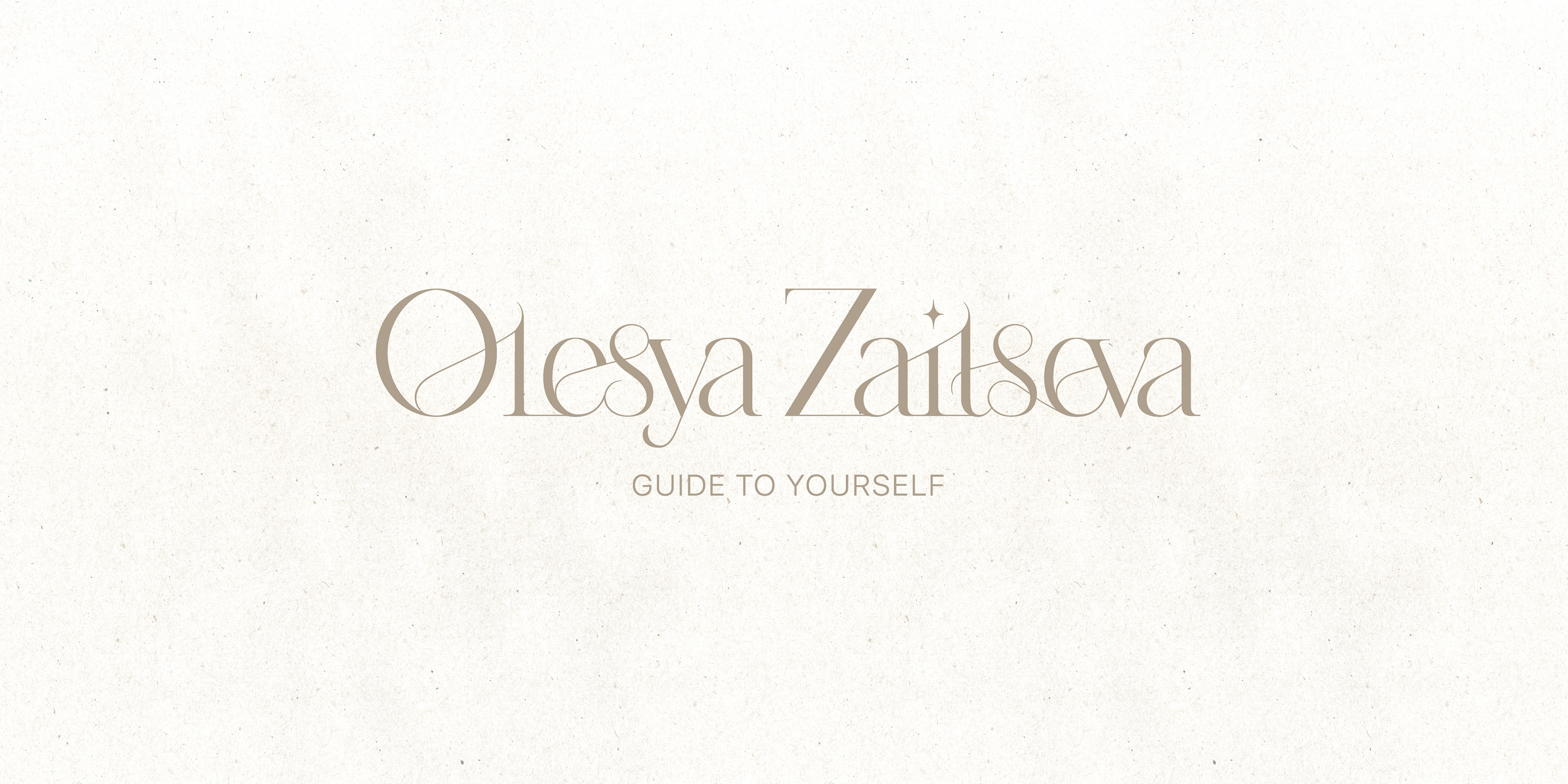 LOGO & VISUAL FOR PERSONAL BRAND OLESYA ZAYTSEVA — Изображение №3 — Брендинг, Графика на Dprofile