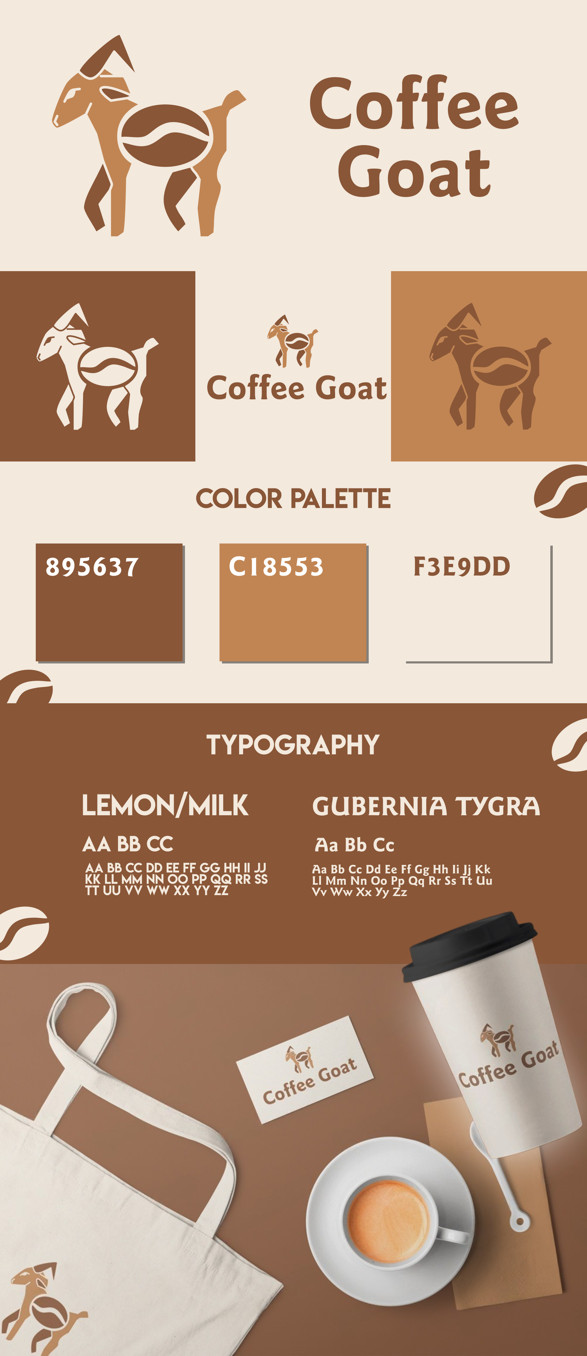 Логотип кофейни Coffe Goat — Изображение №1 — Брендинг на Dprofile