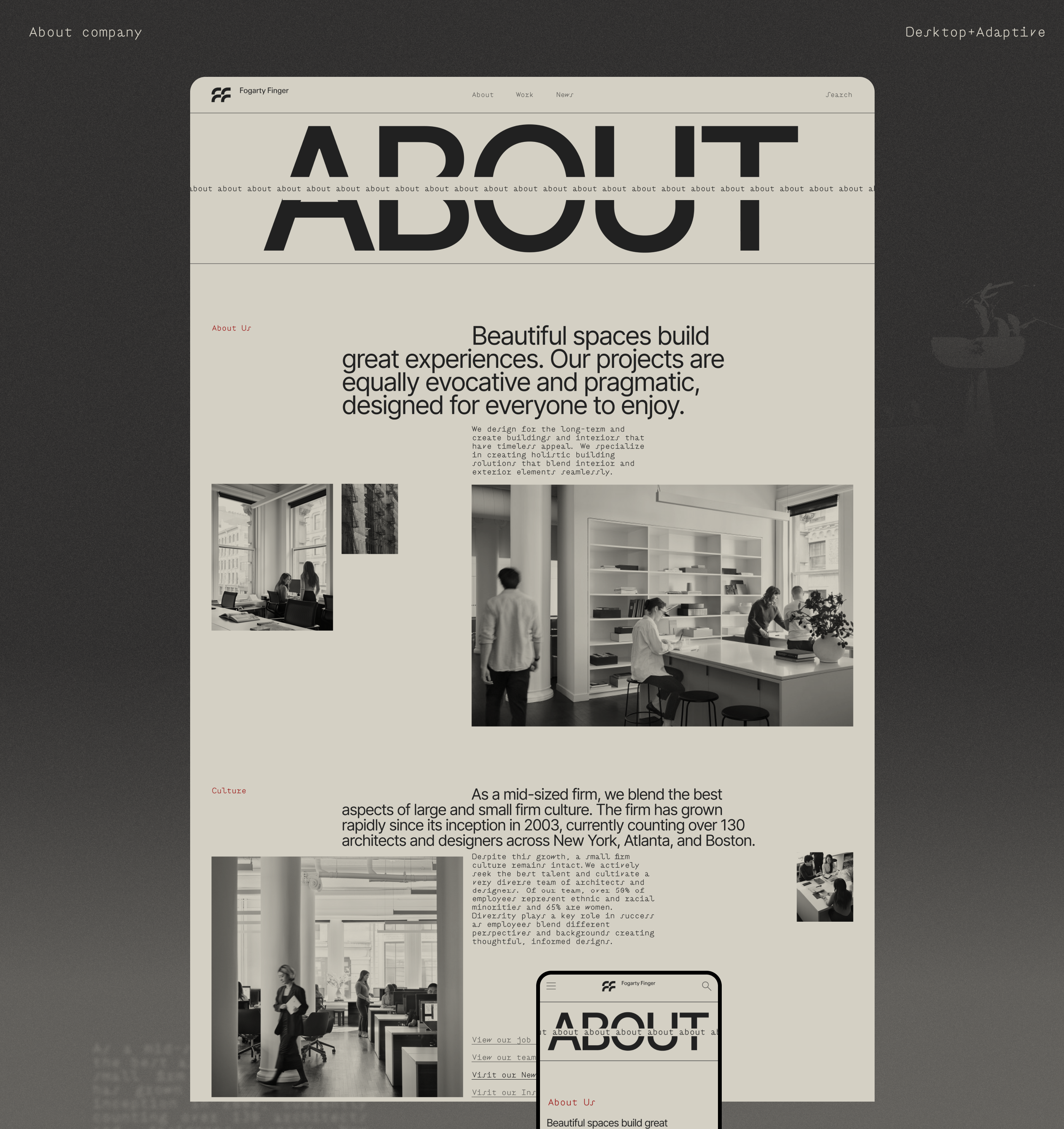 Fogarty Finger / corporate website — Изображение №11 — Интерфейсы, Брендинг на Dprofile