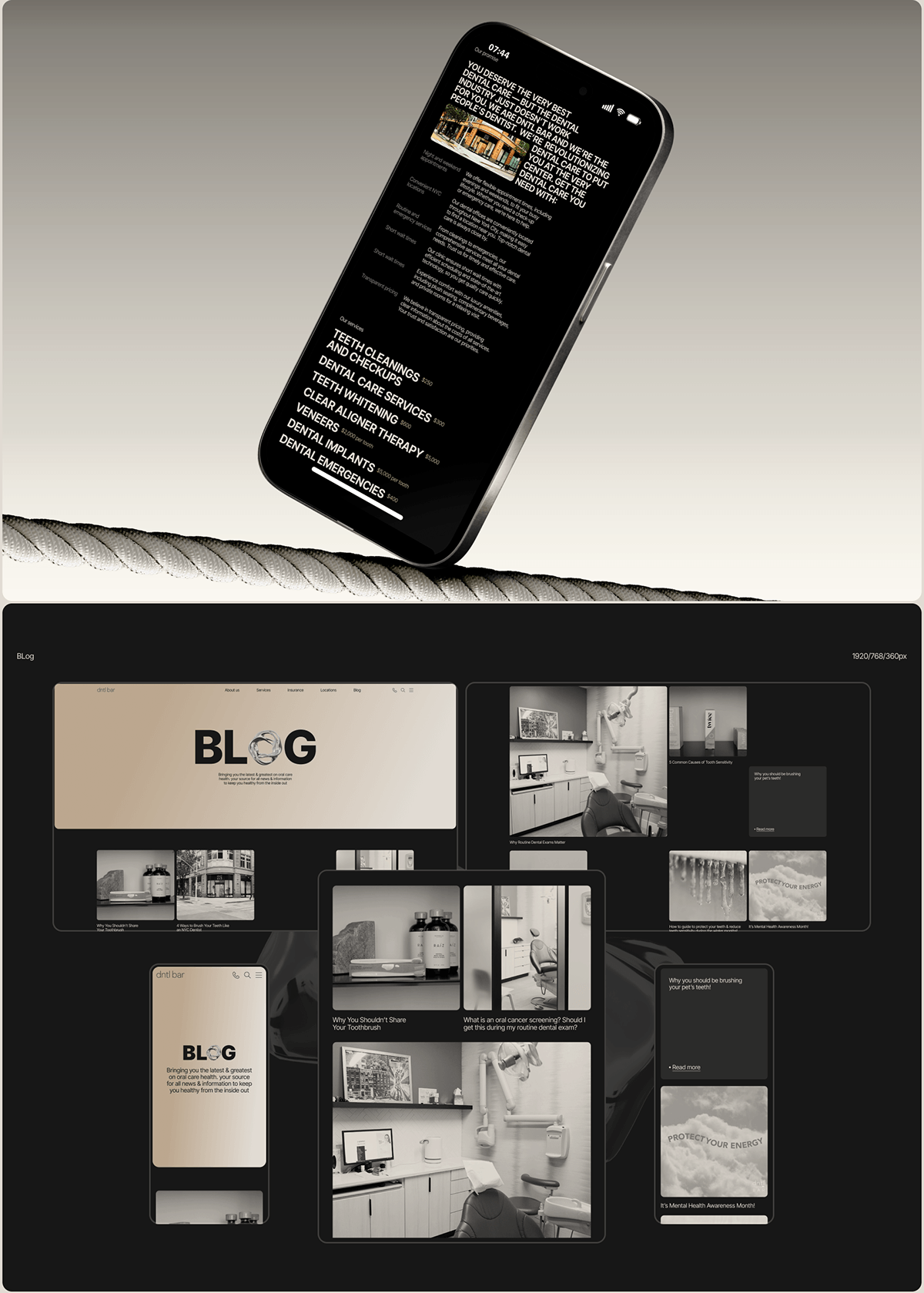 Redesign of the dentistry website — Изображение №5 — Интерфейсы, Брендинг на Dprofile