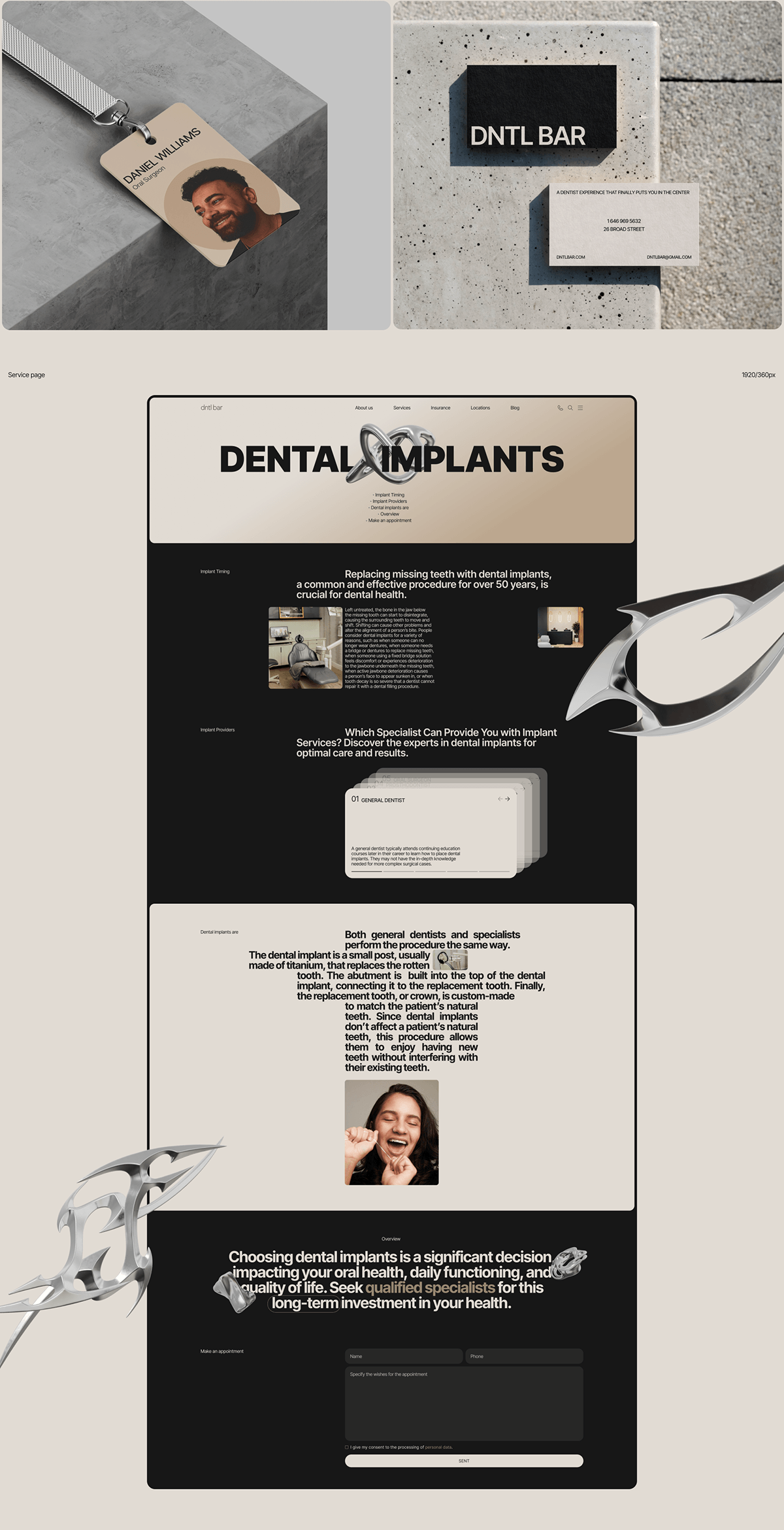 Redesign of the dentistry website — Изображение №6 — Интерфейсы, Брендинг на Dprofile