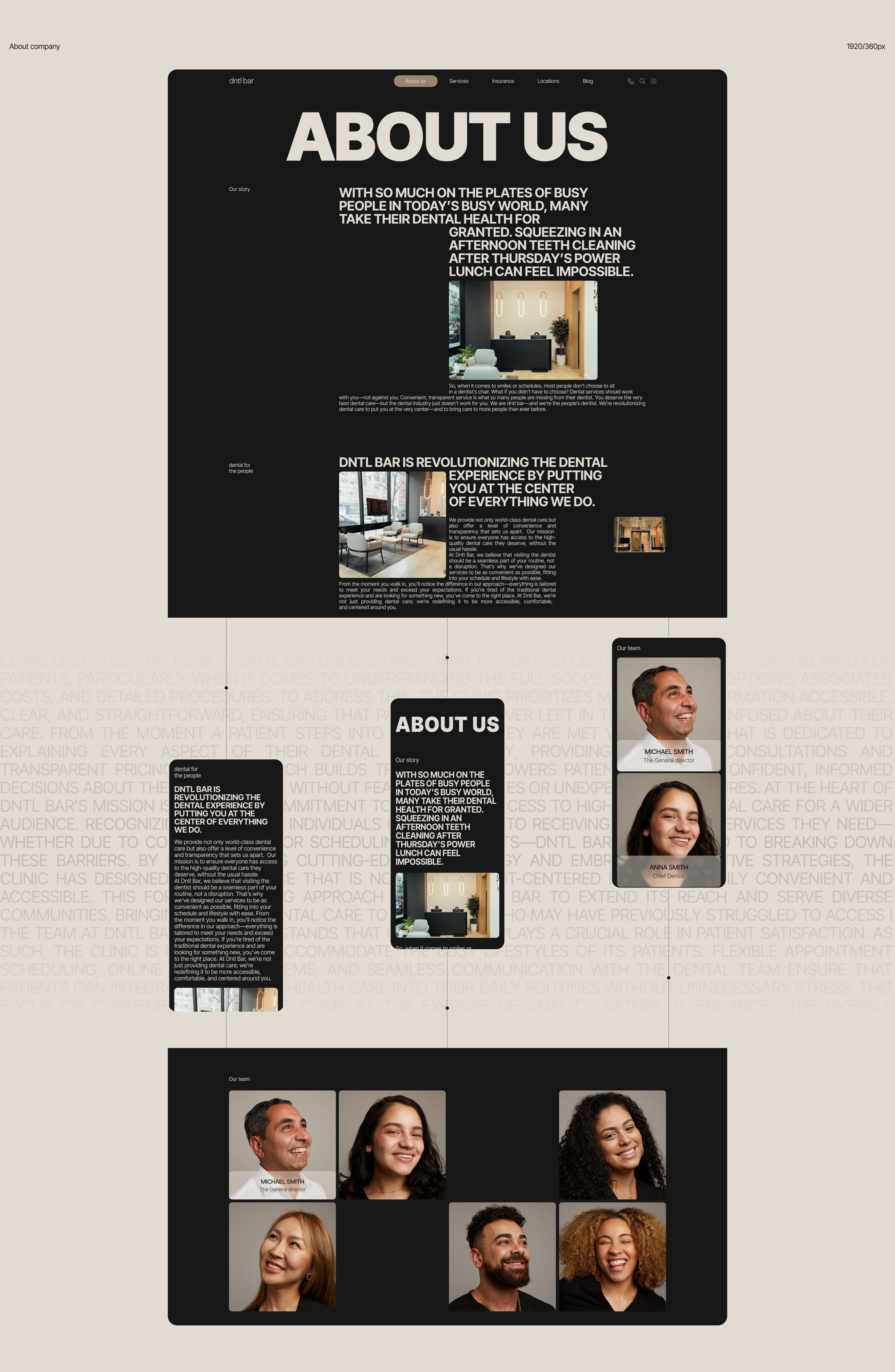 Redesign of the dentistry website — Изображение №4 — Интерфейсы, Брендинг на Dprofile