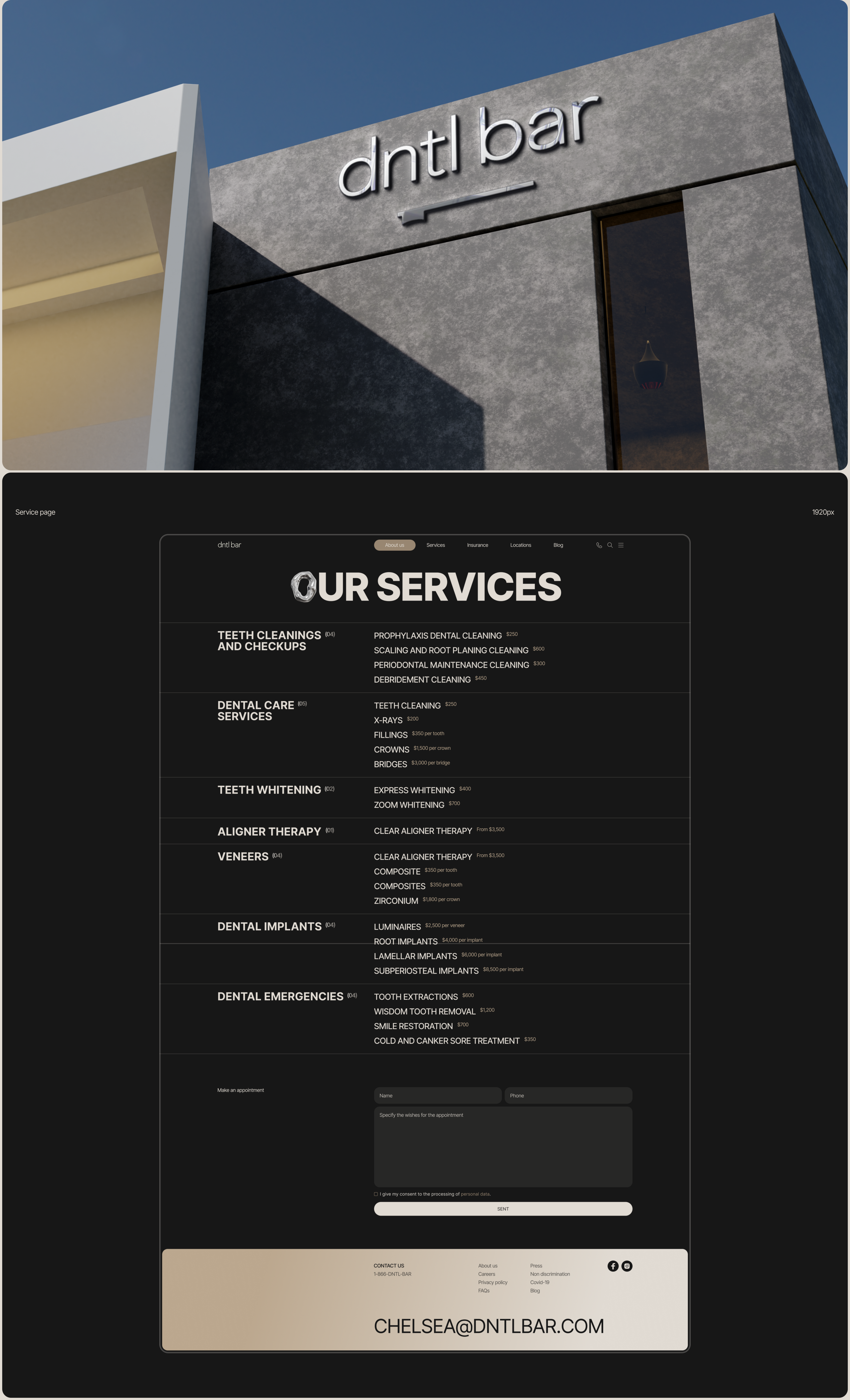 Redesign of the dentistry website — Изображение №7 — Интерфейсы, Брендинг на Dprofile