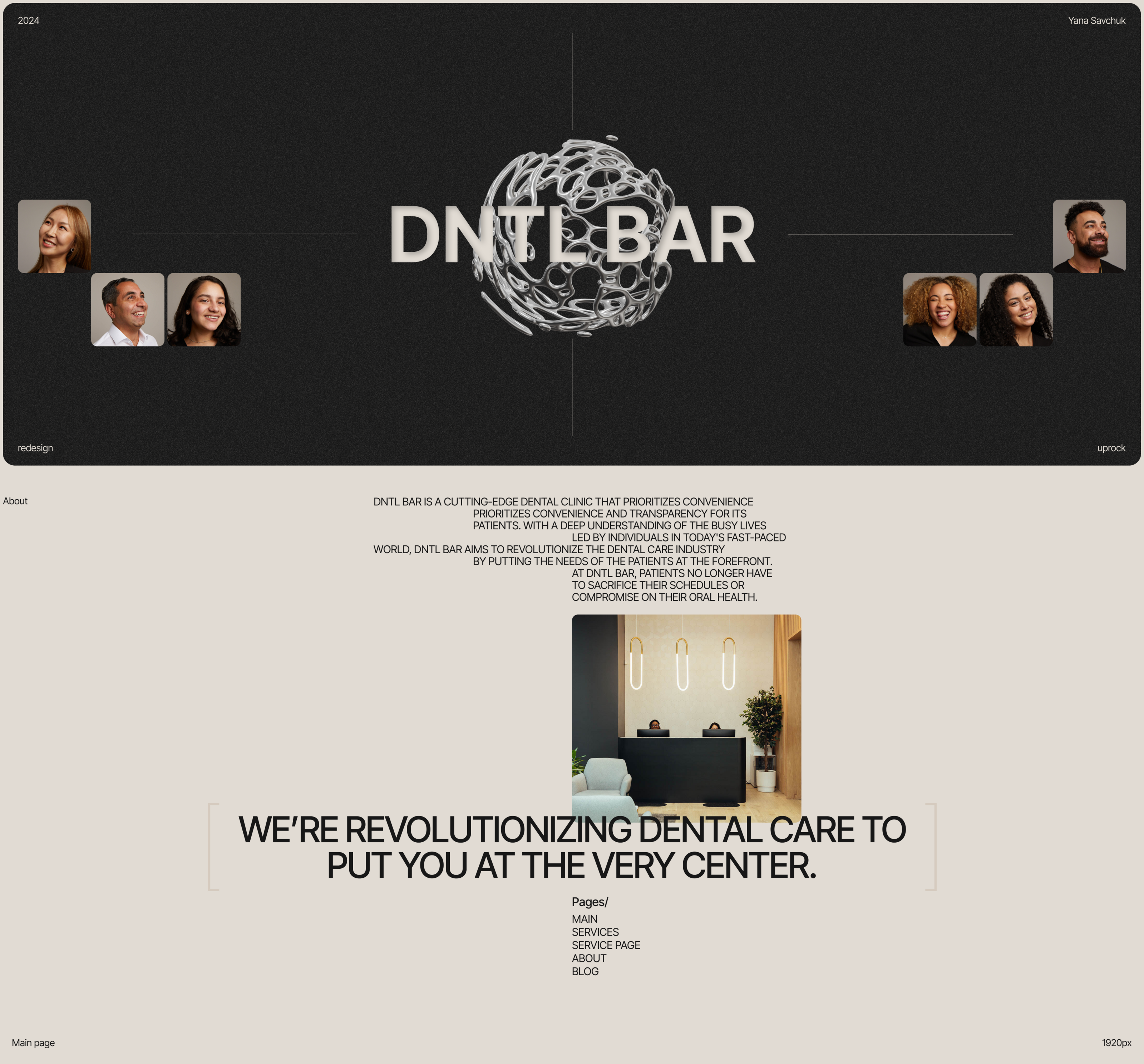 Redesign of the dentistry website — Изображение №1 — Интерфейсы, Брендинг на Dprofile