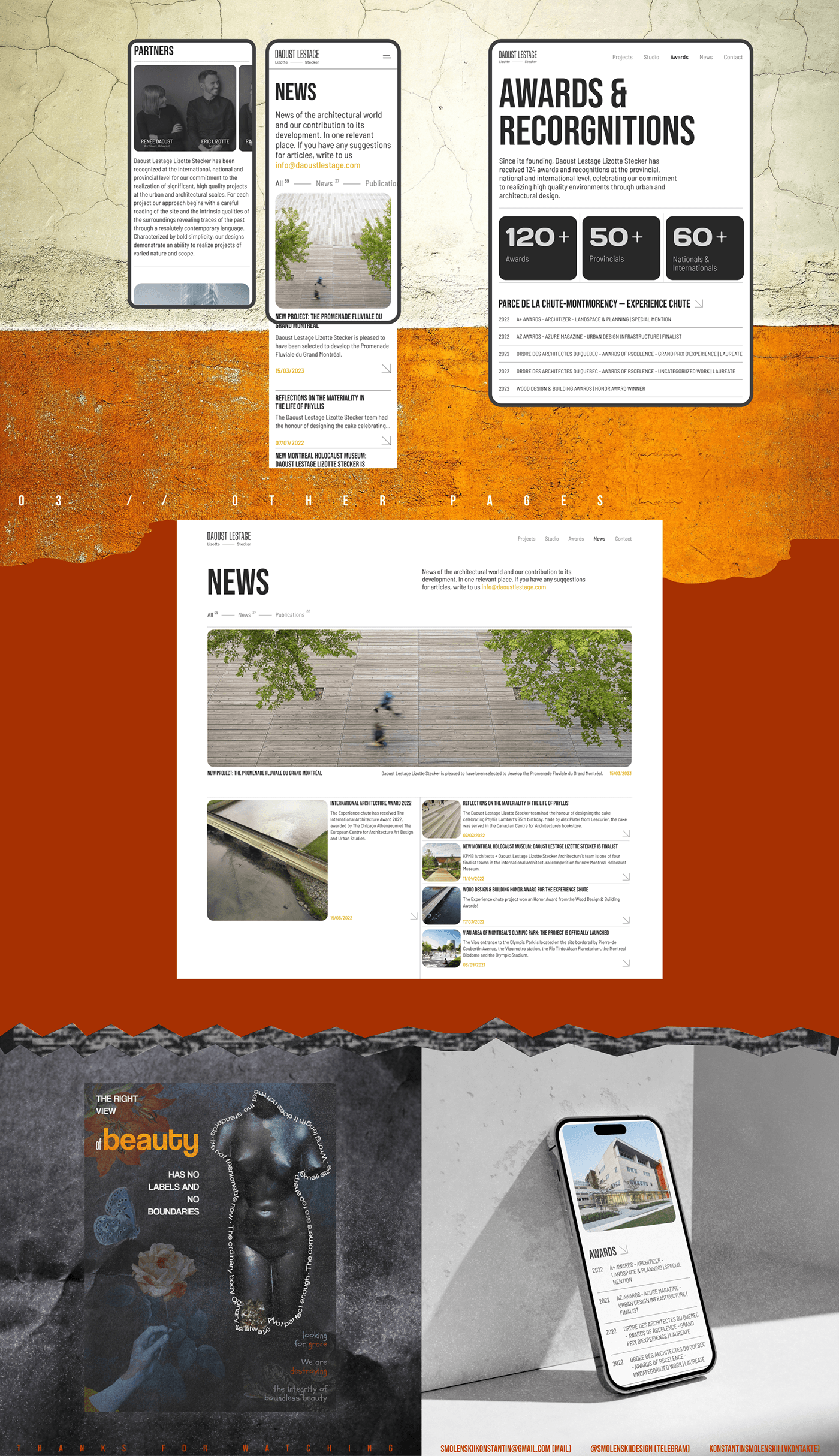 Corporate website of the Architectural Bureau — Изображение №6 — Интерфейсы на Dprofile