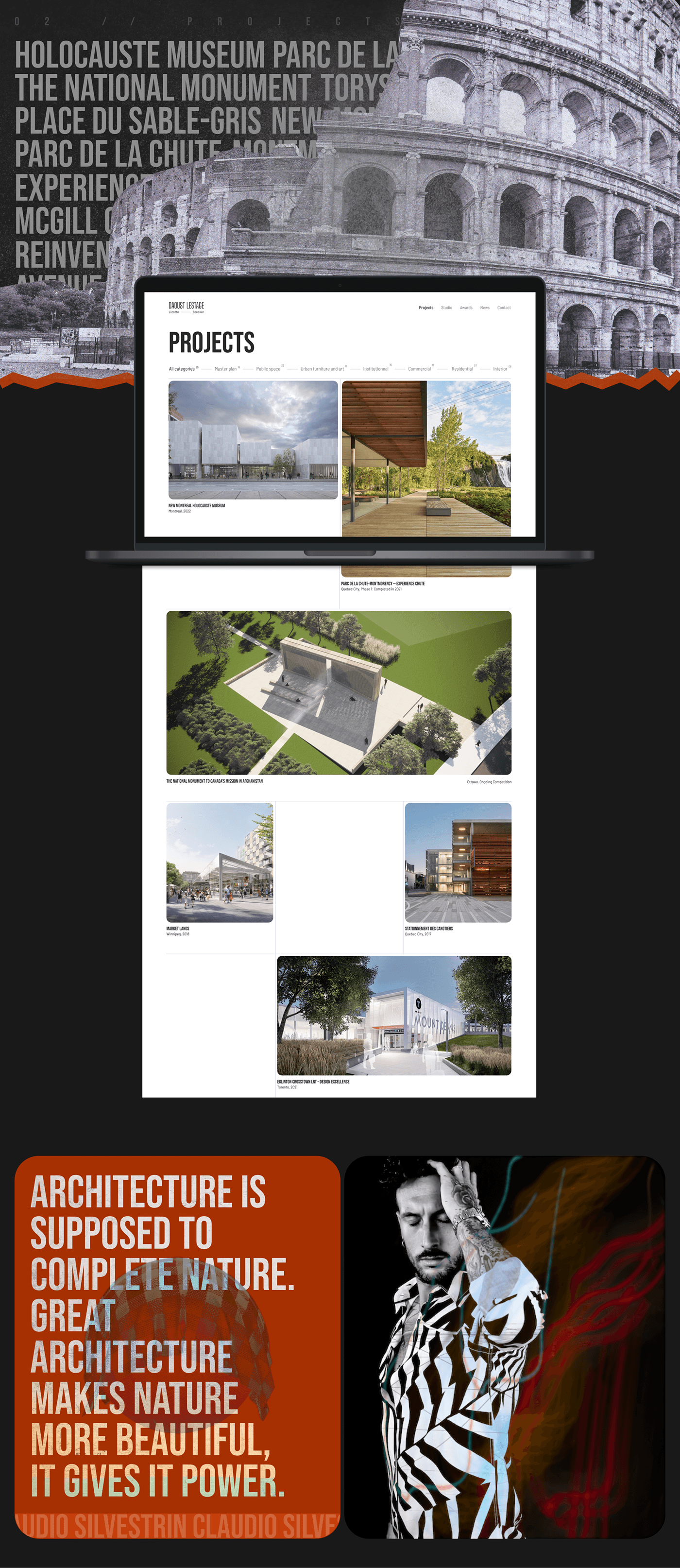 Corporate website of the Architectural Bureau — Изображение №5 — Интерфейсы на Dprofile