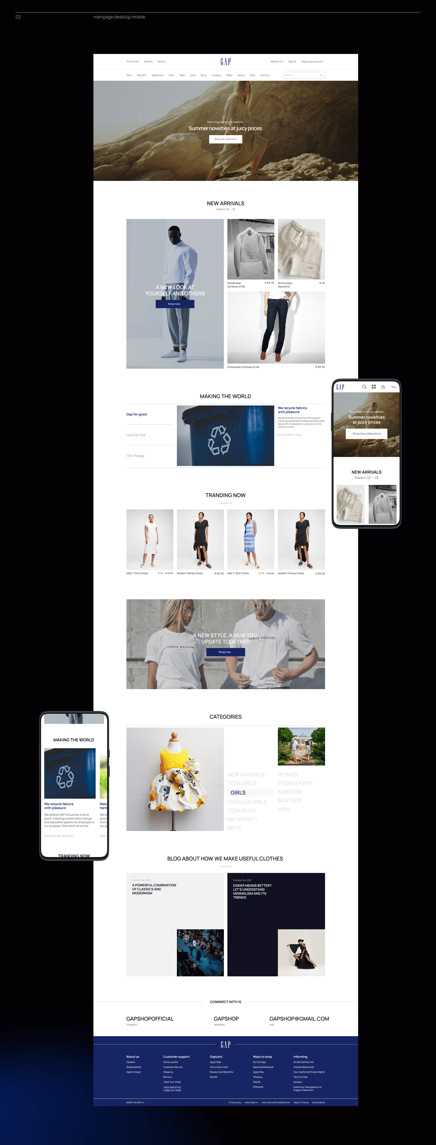 e-commerce GAP — Изображение №3 — Интерфейсы на Dprofile
