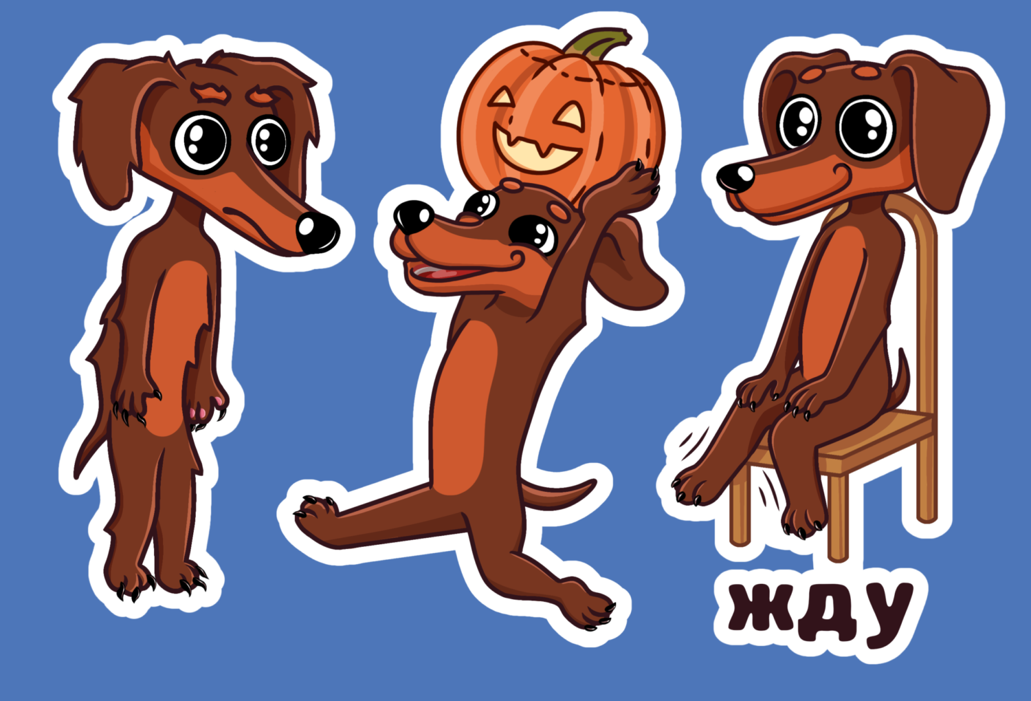 Stiker pack for telegram — Изображение №11 — Брендинг, Иллюстрация на Dprofile
