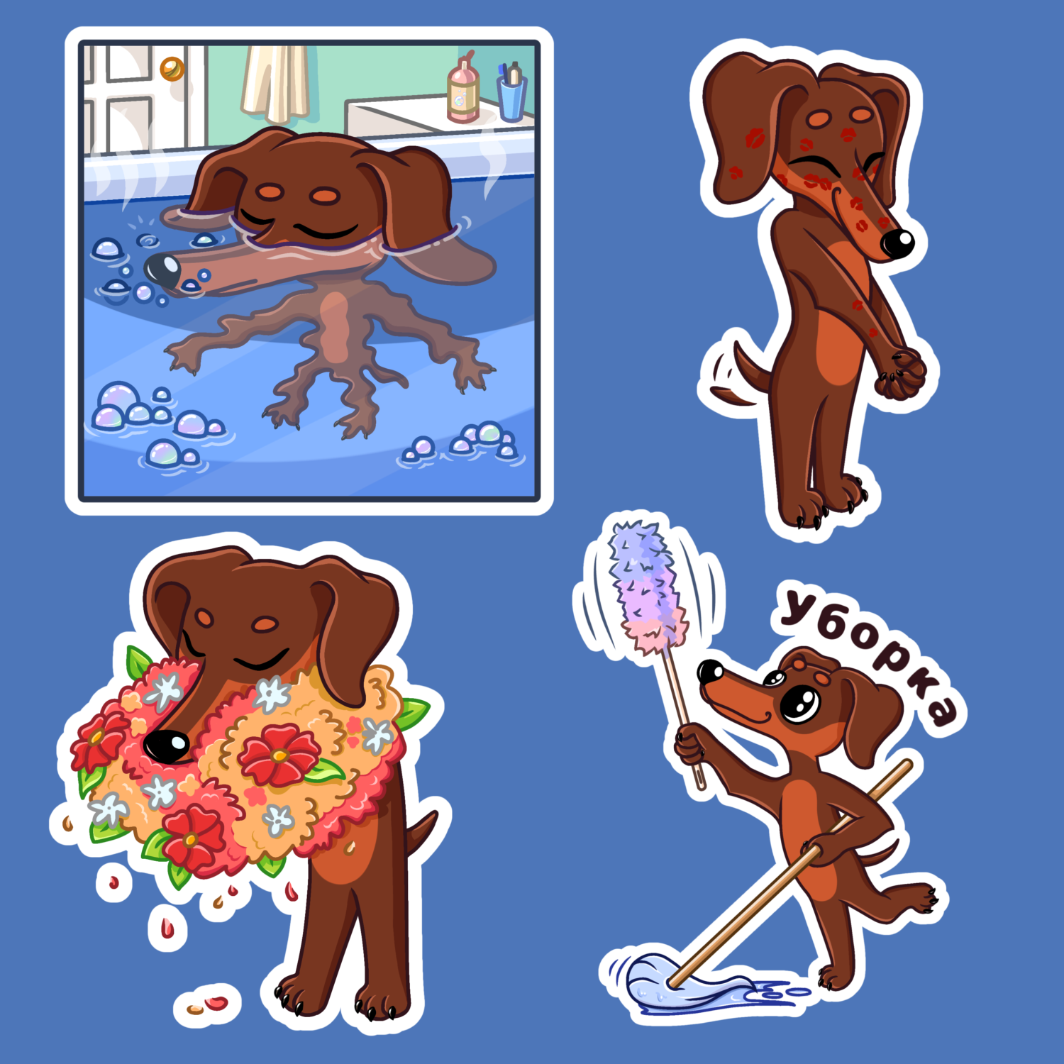 Stiker pack for telegram — Изображение №19 — Брендинг, Иллюстрация на Dprofile