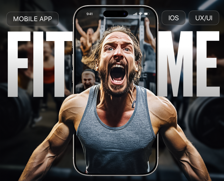 Fitness App FITME // Фитнес-приложение FITME на Dprofile